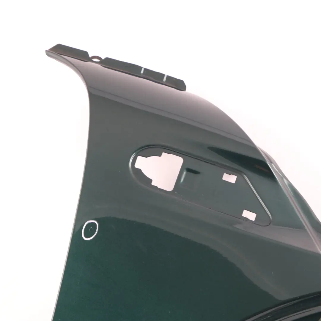 Side Wing Panel Front Right O/S R55 British Racing Green Metallic - A67 to Mini R56 with Part number 2754726 Mini R56 Side Wing Panel Front Right O/S R55 British Racing Green Metallic - A67 - SKU 2754726-BRG5 - Part number 2754726