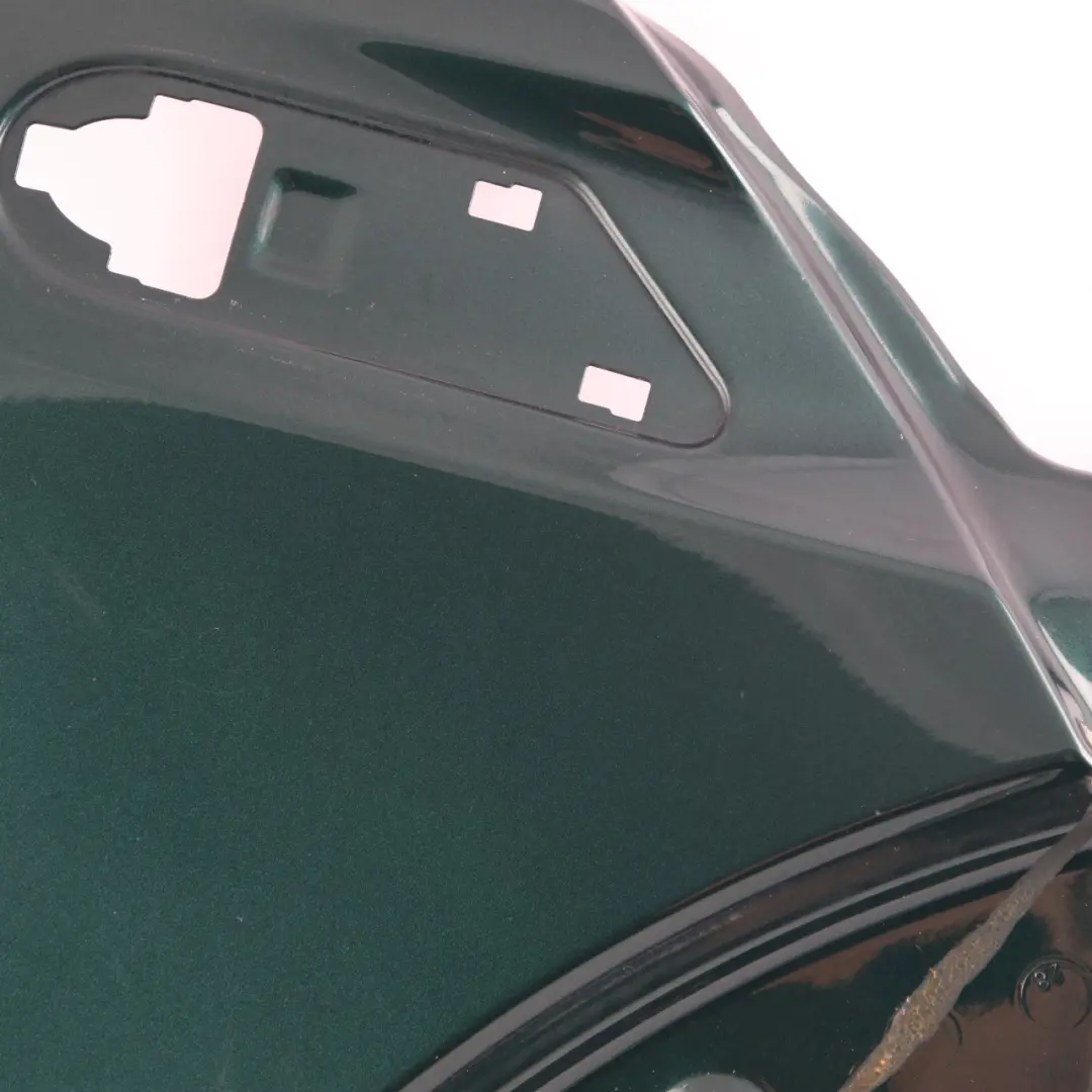 Side Wing Panel Front Right O/S R55 British Racing Green Metallic - A67 to Mini R56 with Part number 2754726 Mini R56 Side Wing Panel Front Right O/S R55 British Racing Green Metallic - A67 - SKU 2754726-BRG5 - Part number 2754726