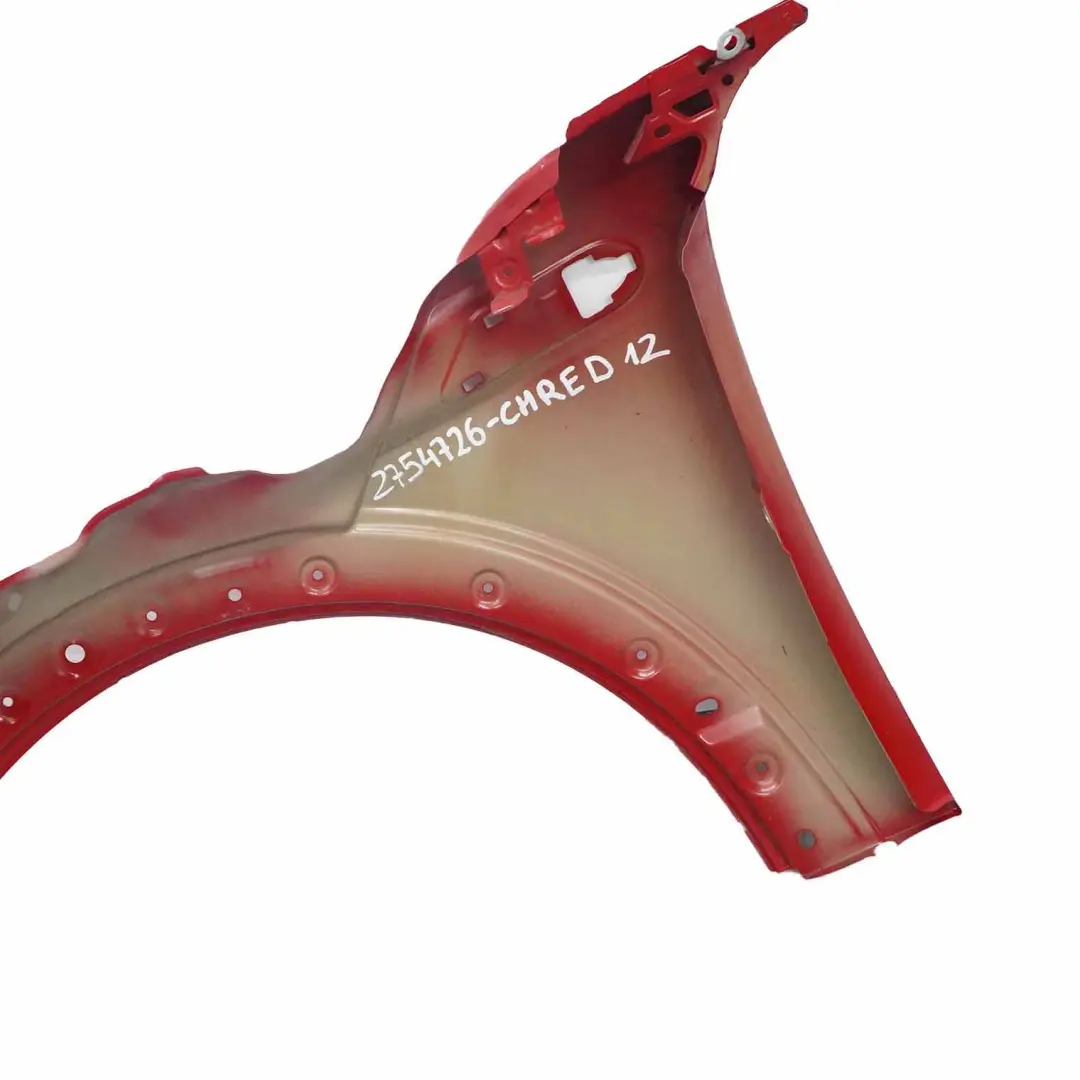 Mini 12 R55 R56 R57 R58 R59 Pannello Laterale Ant. Dx Parafango Chili Rosso - SKU 2754726-CHRED12 - Numero di parte 2754726