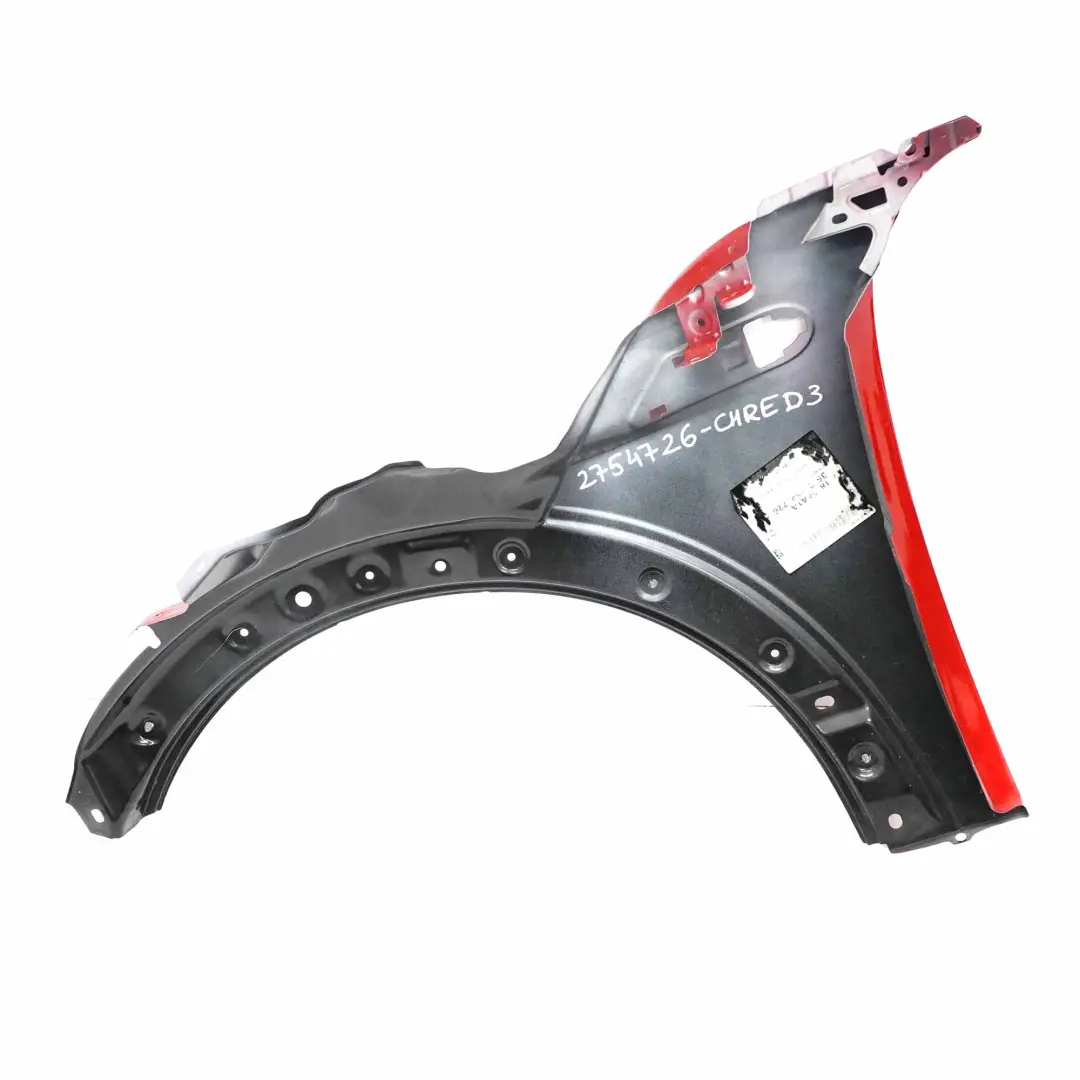 Side Panel Front Right Wing O/S Chili Red - 851 to MINI Cooper R55 R56 R57 R58 with Part number 2754726-CHRED2 MINI Cooper R55 R56 R57 R58 Side Panel Front Right Wing O/S Chili Red - 851 - SKU 2754726-CHRED3 - Part number 2754726-CHRED2