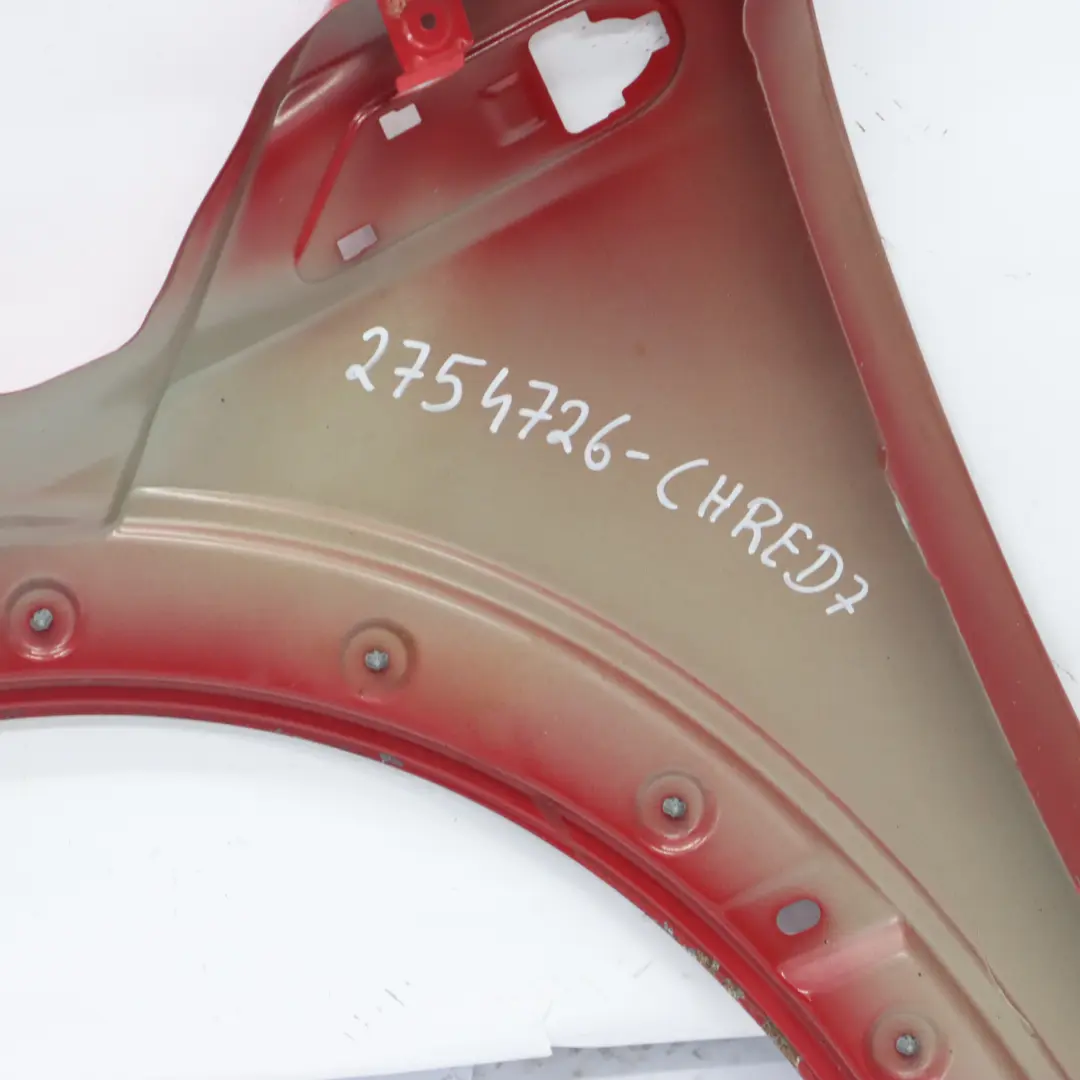 Mini R55 R56 R57 R58 Panel Lateral Delantero Ala Derecha Chili Red 851 - SKU 2754726-CHRED7 - Número de pieza 2754726