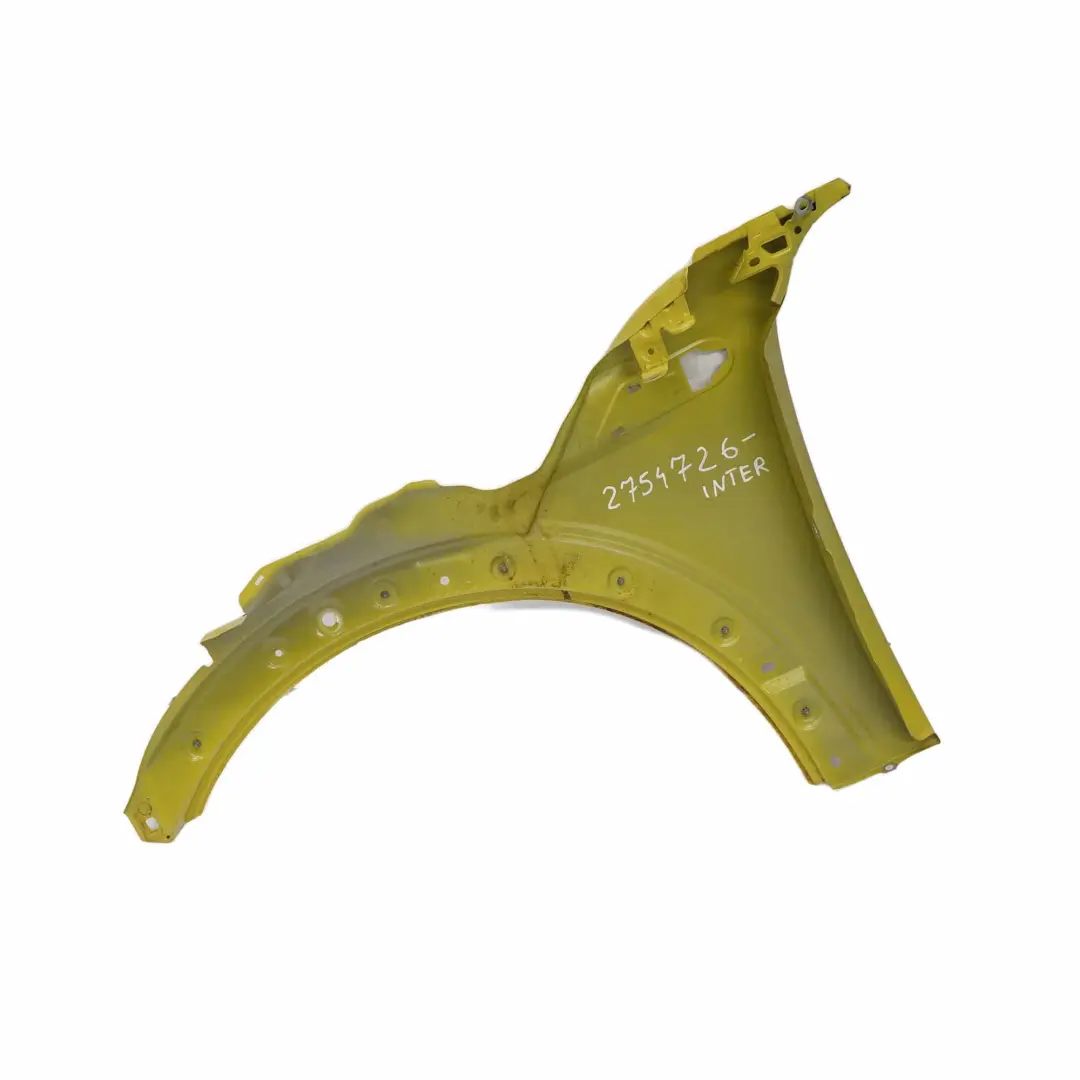Side Panel Front Right Wing O/S Interchange Yellow - A95 to Mini R55 R56 R57 with Part number 2754726 Mini R55 R56 R57 Side Panel Front Right Wing O/S Interchange Yellow - A95 - SKU 2754726-INTER - Part number 2754726