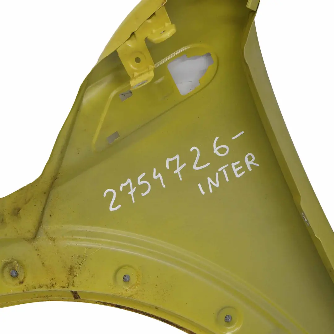 Panel Lateral Delantero Ala Derecha Intercambio Amarillo - A95 para Mini R55 R56 R57 con número de pieza 2754726 Mini R55 R56 R57 Panel Lateral Delantero Ala Derecha Intercambio Amarillo - A95 - SKU 2754726-INTER - Número de pieza 2754726