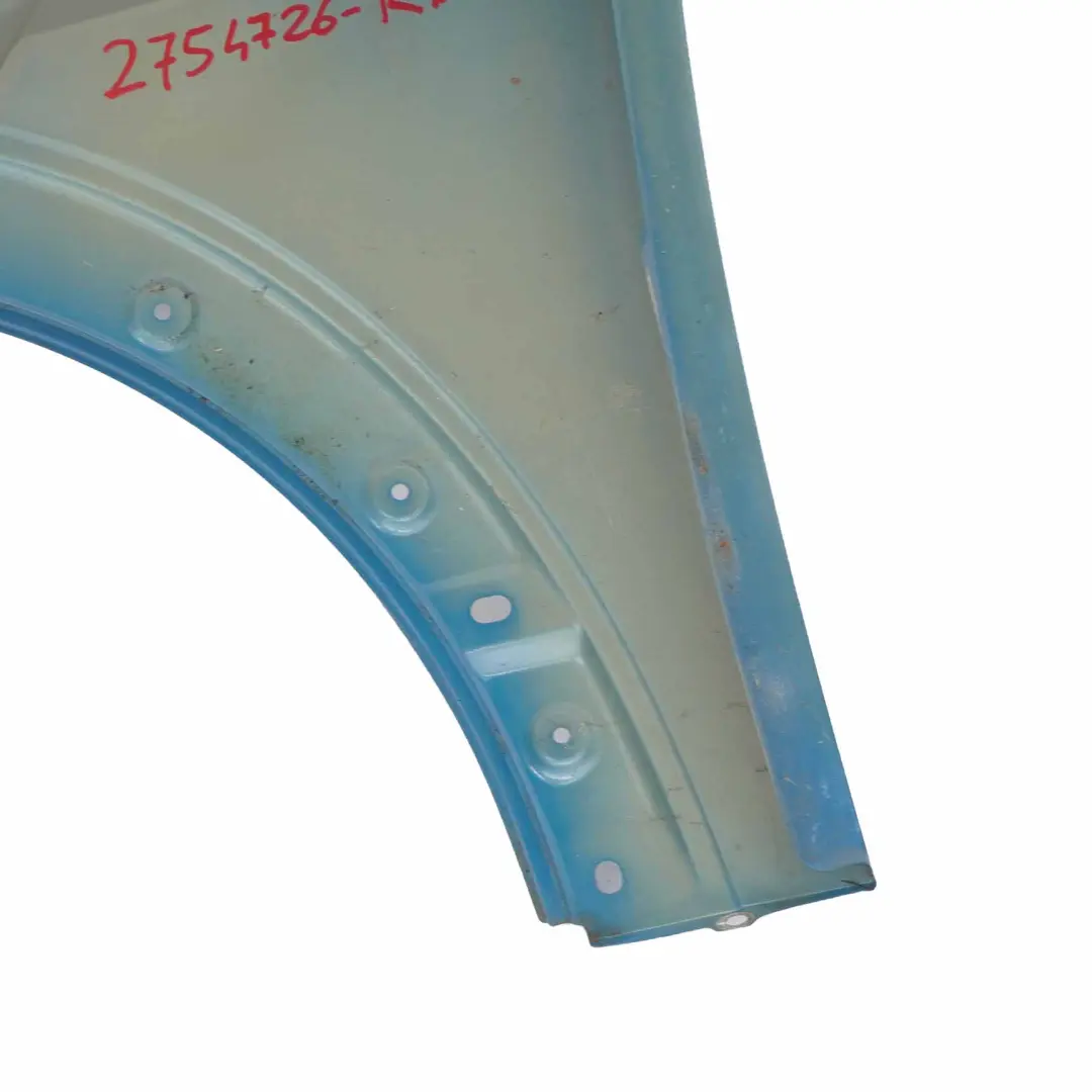 Side Wing Panel Front Right O/S Fender R55 R57 Kite Blue Metallic - B48 to Mini R56 with Part number 2754726 Mini R56 Side Wing Panel Front Right O/S Fender R55 R57 Kite Blue Metallic - B48 - SKU 2754726-KBM1 - Part number 2754726