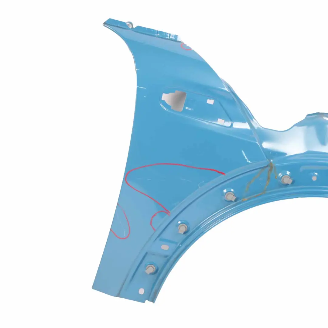 Side Wing Panel Front Right O/S Fender R55 R57 Kite Blue Metallic - B48 to Mini R56 with Part number 2754726 Mini R56 Side Wing Panel Front Right O/S Fender R55 R57 Kite Blue Metallic - B48 - SKU 2754726-KBM - Part number 2754726