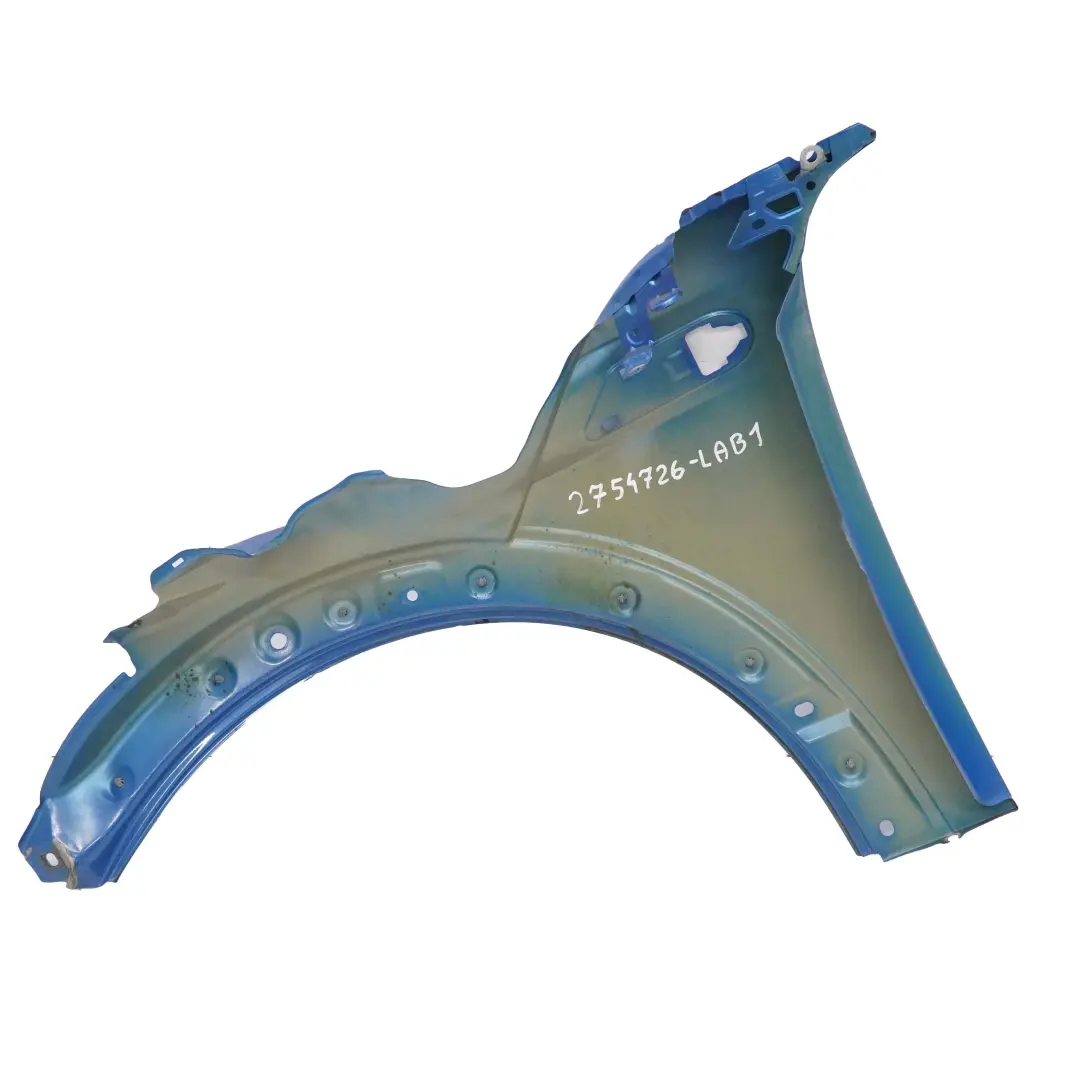 Błotnik prawy Laser Blue A59 do MINI Cooper R56 o numerze 2754726 MINI Cooper R56 Błotnik prawy Laser Blue A59 - SKU 2754726-LAB1 - Numer Części 2754726
