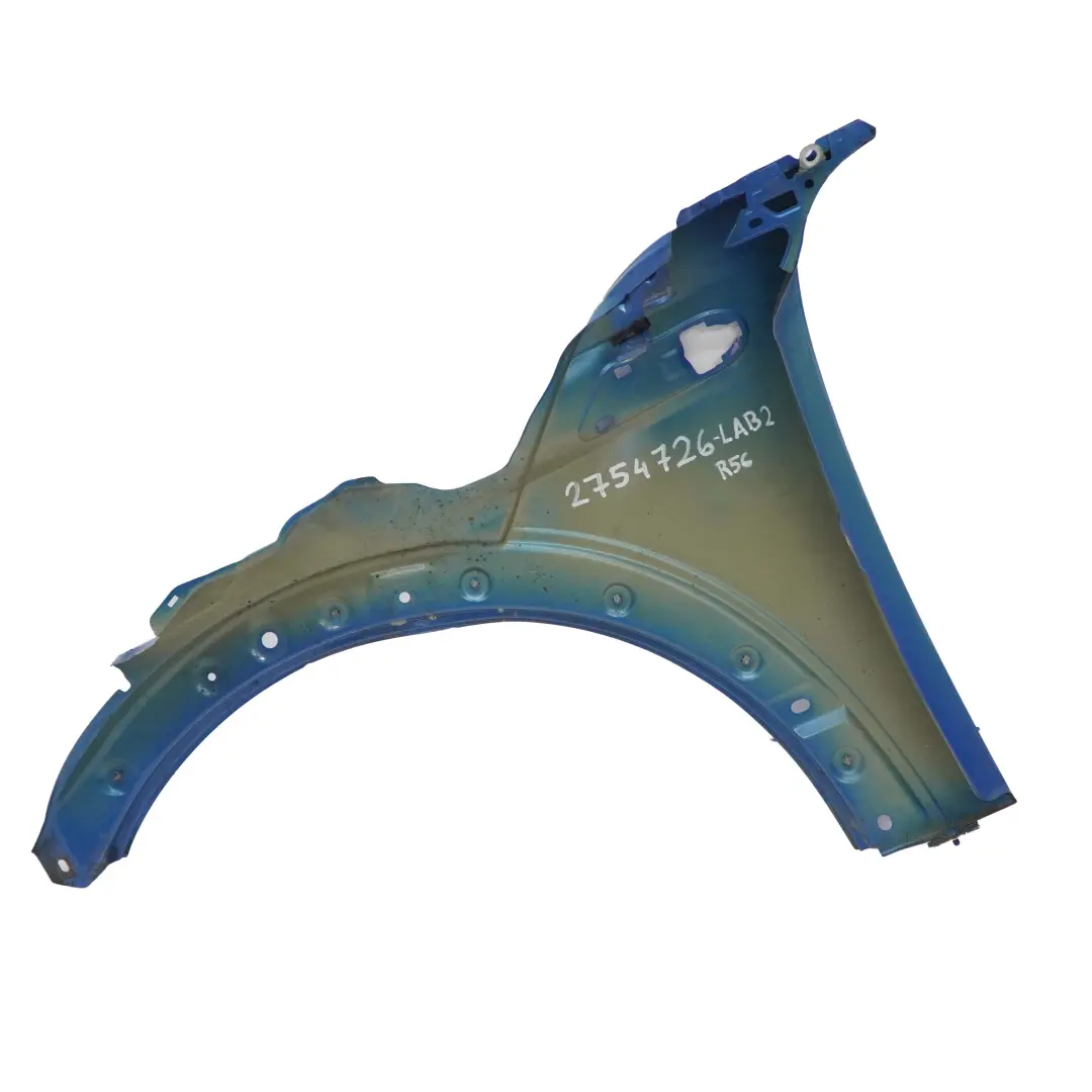 Błotnik prawy Laser Blue A59 do Mini Cooper R56 o numerze 2754726 Mini Cooper R56 Błotnik prawy Laser Blue A59 - SKU 2754726-LAB2 - Numer Części 2754726