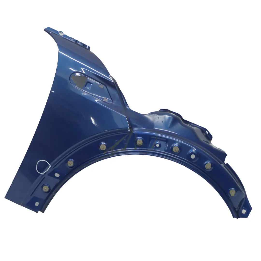 Pannello laterale ala anteriore destra Lightning Blue Metallic A63 per Mini R56 R57 con numero di parte 2754726 Mini R56 R57 Pannello laterale ala anteriore destra Lightning Blue Metallic A63 - SKU 2754726-LB - Numero di parte 2754726
