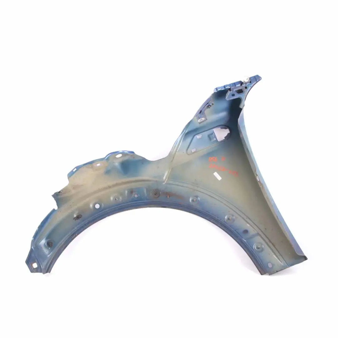 Side Wing Panel Front Right O/S Fender R55 R57 Lightning Blue - A63 to Mini R56 with Part number 2754726 Mini R56 Side Wing Panel Front Right O/S Fender R55 R57 Lightning Blue - A63 - SKU 2754726-LB9 - Part number 2754726