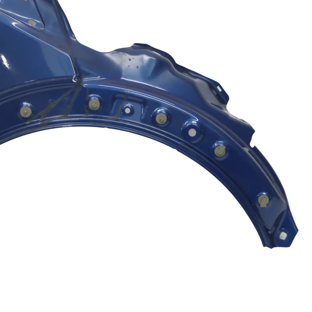 Pannello laterale ala anteriore destra Lightning Blue Metallic A63 per Mini R56 R57 con numero di parte 2754726 Mini R56 R57 Pannello laterale ala anteriore destra Lightning Blue Metallic A63 - SKU 2754726-LB - Numero di parte 2754726