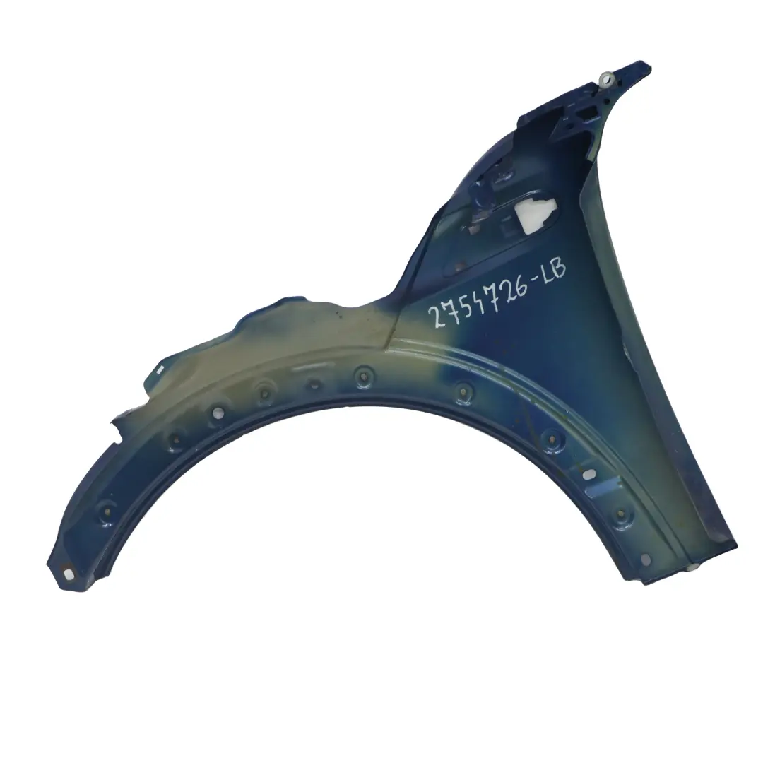 Pannello laterale ala anteriore destra Lightning Blue Metallic A63 per Mini R56 R57 con numero di parte 2754726 Mini R56 R57 Pannello laterale ala anteriore destra Lightning Blue Metallic A63 - SKU 2754726-LB - Numero di parte 2754726