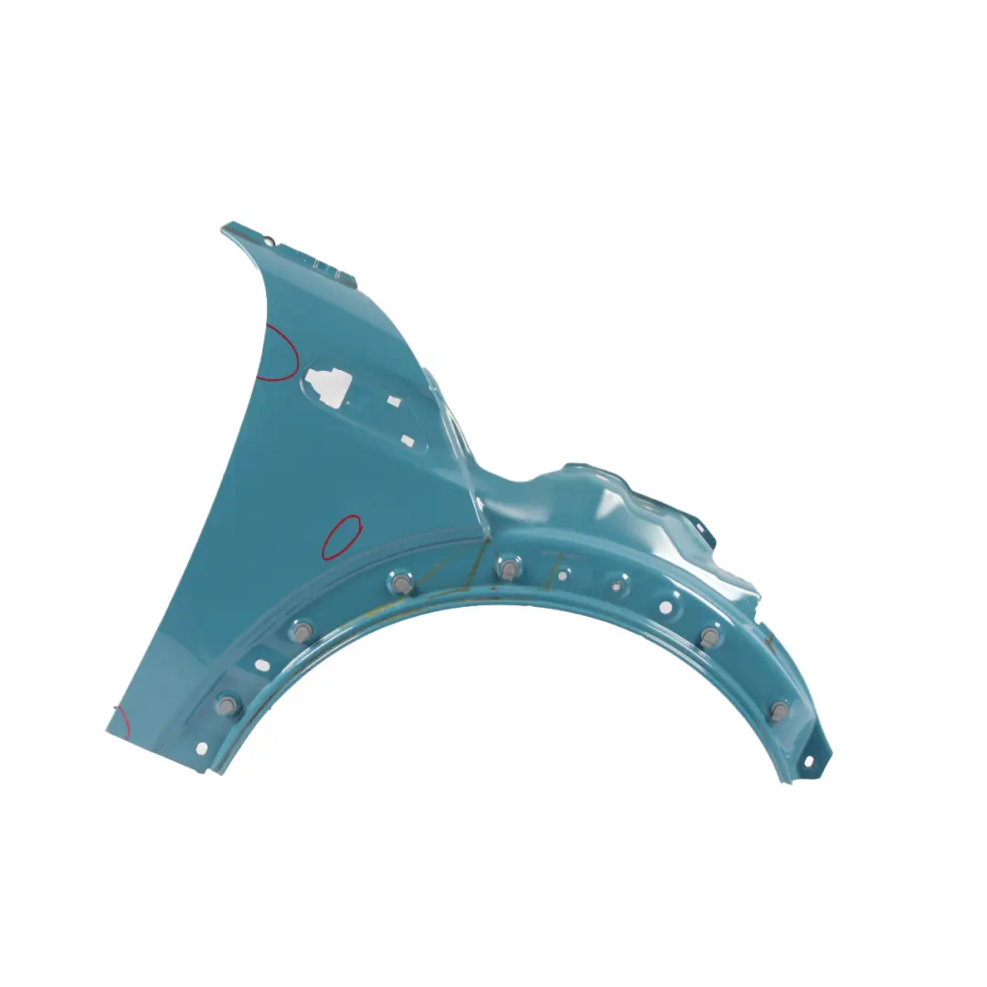 Side Panel Front Right Wing O/S Oxygen Blue A74 to Mini Cooper R55 R56 R57 with Part number 2754726 Mini Cooper R55 R56 R57 Side Panel Front Right Wing O/S Oxygen Blue A74 - SKU 2754726-OXB - Part number 2754726