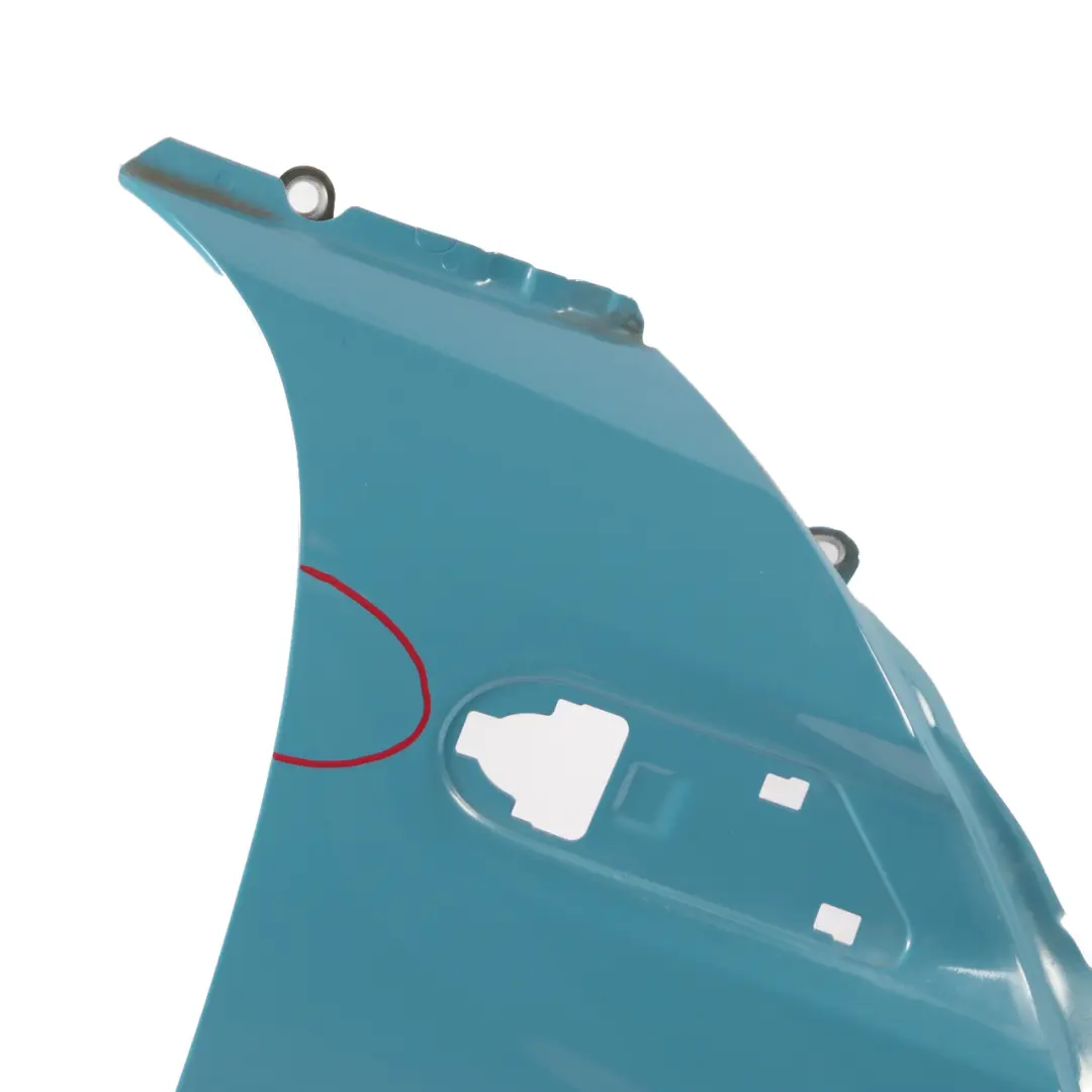 Side Panel Front Right Wing O/S Oxygen Blue A74 to Mini Cooper R55 R56 R57 with Part number 2754726 Mini Cooper R55 R56 R57 Side Panel Front Right Wing O/S Oxygen Blue A74 - SKU 2754726-OXB - Part number 2754726