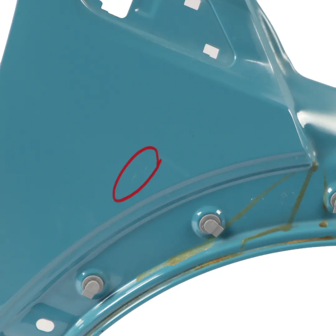 Side Panel Front Right Wing O/S Oxygen Blue A74 to Mini Cooper R55 R56 R57 with Part number 2754726 Mini Cooper R55 R56 R57 Side Panel Front Right Wing O/S Oxygen Blue A74 - SKU 2754726-OXB - Part number 2754726