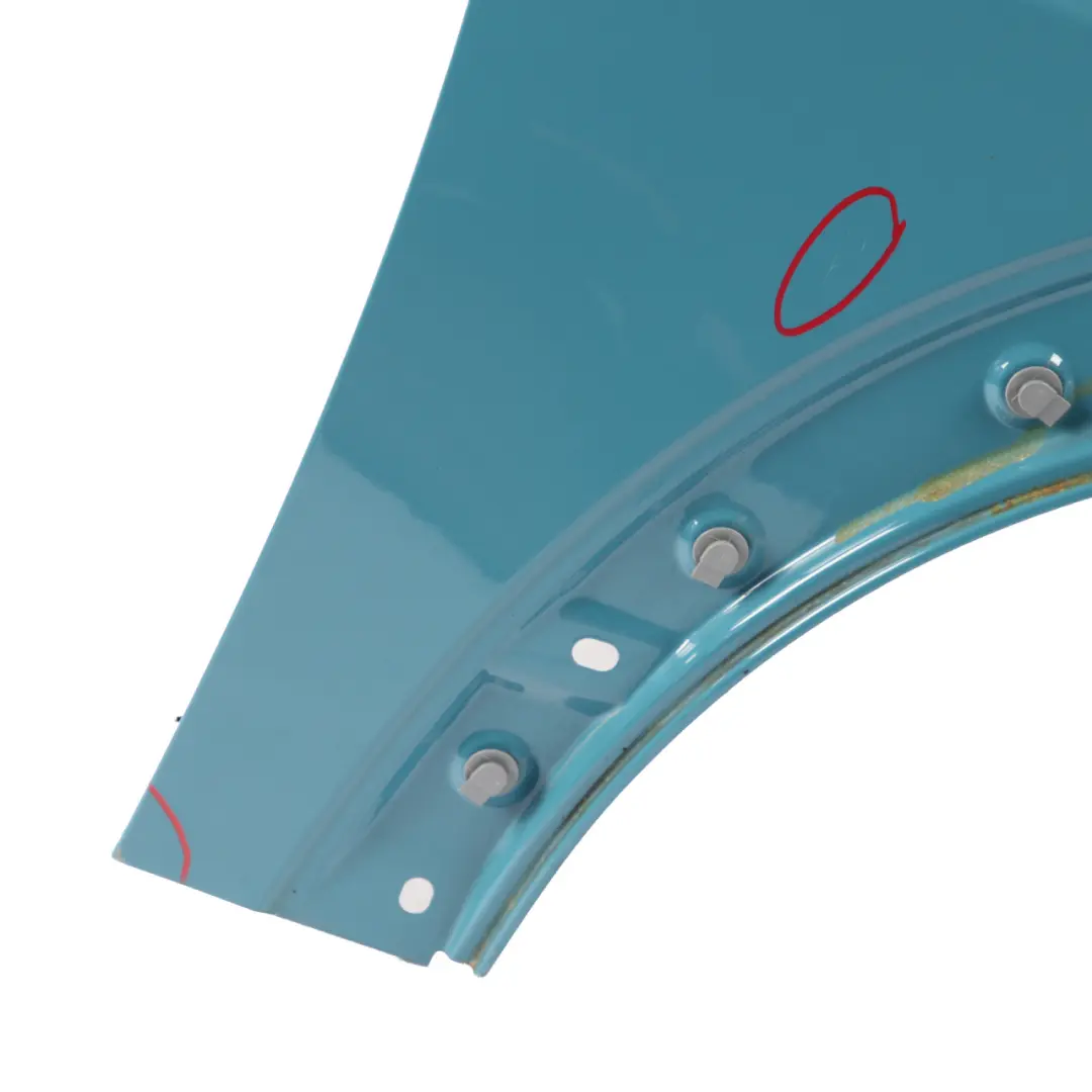Side Panel Front Right Wing O/S Oxygen Blue A74 to Mini Cooper R55 R56 R57 with Part number 2754726 Mini Cooper R55 R56 R57 Side Panel Front Right Wing O/S Oxygen Blue A74 - SKU 2754726-OXB - Part number 2754726