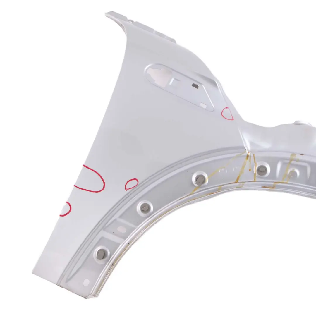 Pannello laterale ala anteriore destra Argento puro per MINI R55 R56 R57 R58 con numero di parte 2754726 MINI R55 R56 R57 R58 Pannello laterale ala anteriore destra Argento puro - SKU 2754726-PS2 - Numero di parte 2754726