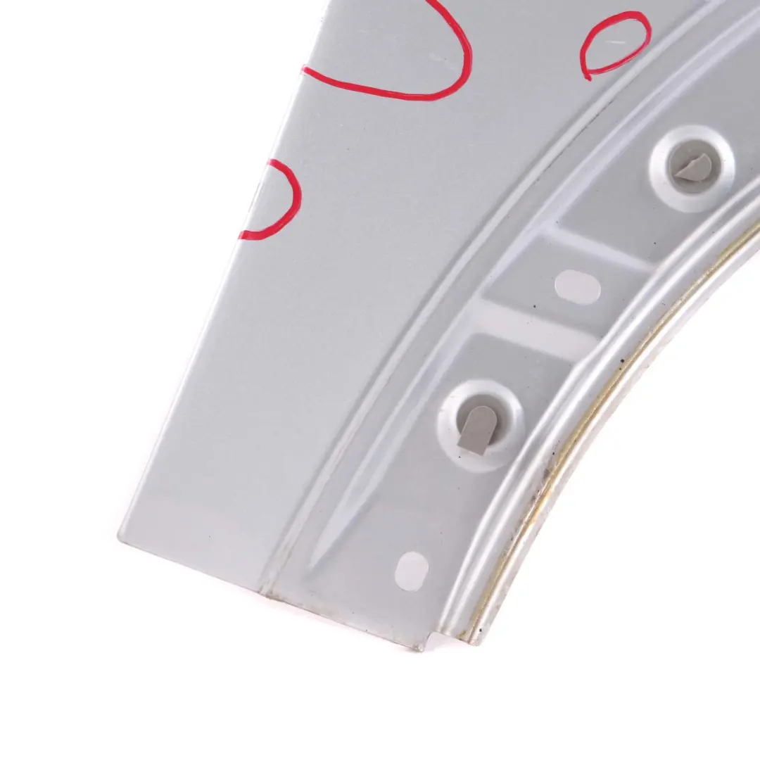 Pannello laterale ala anteriore destra Argento puro per MINI R55 R56 R57 R58 con numero di parte 2754726 MINI R55 R56 R57 R58 Pannello laterale ala anteriore destra Argento puro - SKU 2754726-PS2 - Numero di parte 2754726