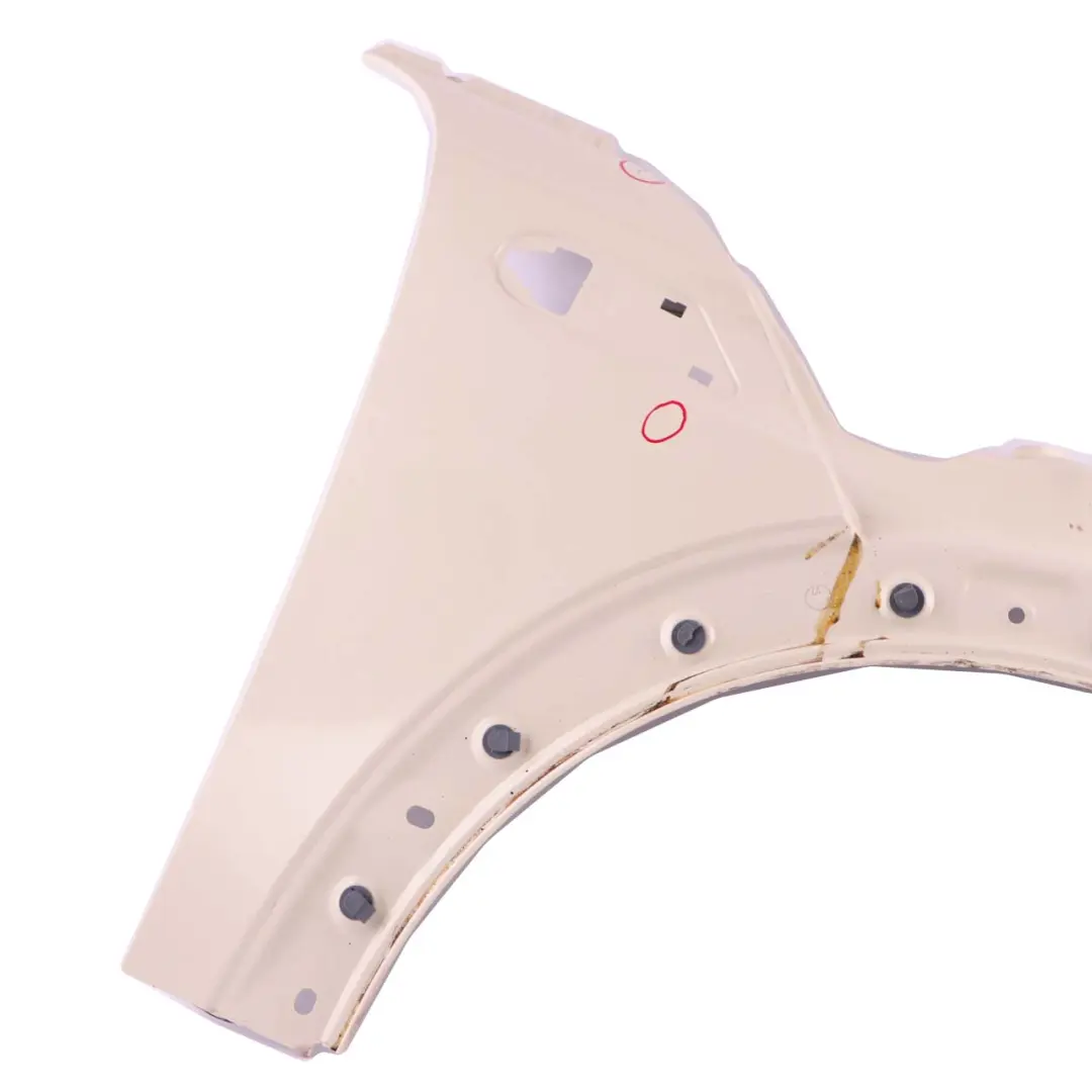 Front Right O/S Wing Side Panel Pepper White - 850 to Mini R55 R56 R57 7 with Part number 2754726 Mini R55 R56 R57 7 Front Right O/S Wing Side Panel Pepper White - 850 - SKU 2754726-PW7 - Part number 2754726