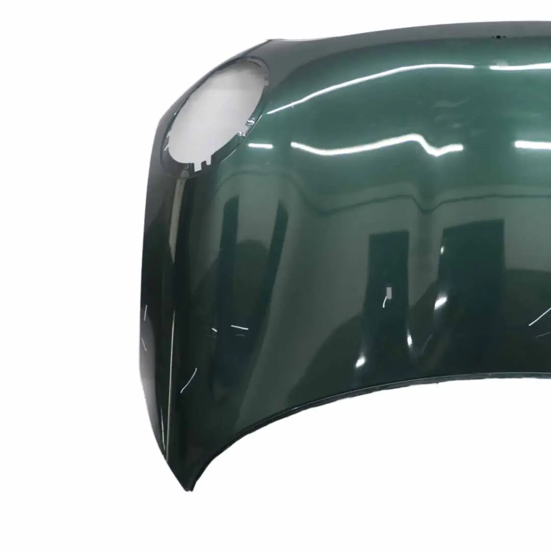 Hood Bonnet Engine Cover Panel British Racing Green Metallic - A67 to Mini R55 R56 with Part number 2754738 Mini R55 R56 Hood Bonnet Engine Cover Panel British Racing Green Metallic - A67 - SKU 2754738-BRG - Part number 2754738