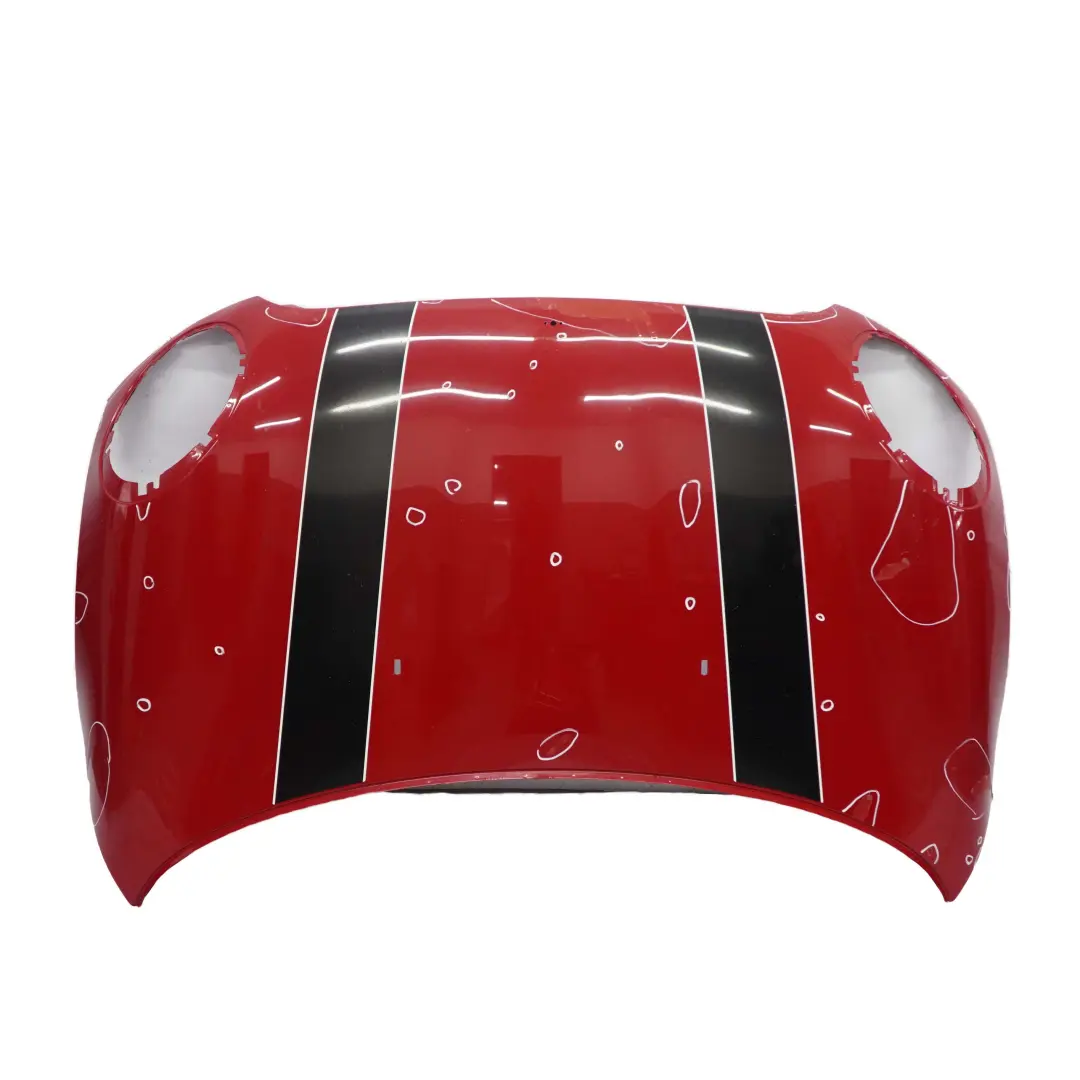 Hood Bonnet Engine Cover Panel Chili Red - 851 to Mini Cooper R55 R56 R57 with Part number 2754738 Mini Cooper R55 R56 R57 Hood Bonnet Engine Cover Panel Chili Red - 851 - SKU 2754738-CHRED - Part number 2754738