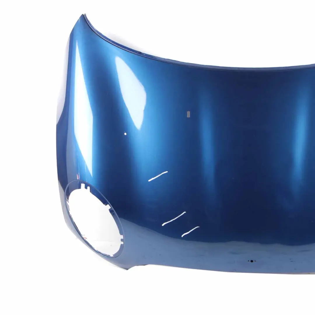 Hood Bonnet Engine Cover Panel Lightning Blue Metallic - A63 to Mini R55 R56 with Part number 2754738 Mini R55 R56 Hood Bonnet Engine Cover Panel Lightning Blue Metallic - A63 - SKU 2754738-LB2 - Part number 2754738
