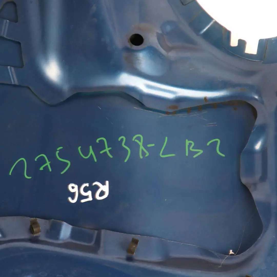 Hood Bonnet Engine Cover Panel Lightning Blue Metallic - A63 to Mini R55 R56 with Part number 2754738 Mini R55 R56 Hood Bonnet Engine Cover Panel Lightning Blue Metallic - A63 - SKU 2754738-LB2 - Part number 2754738