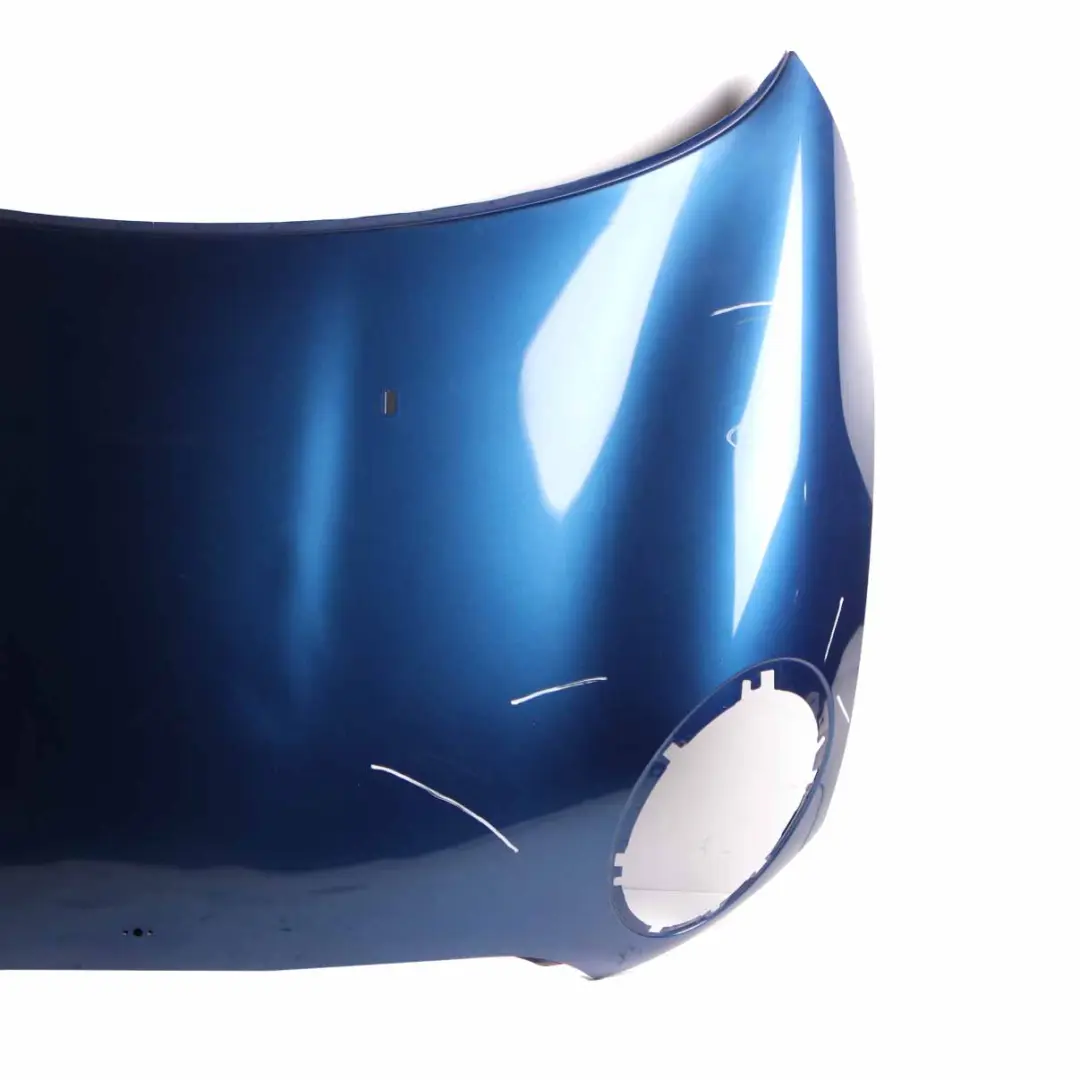 Hood Bonnet Engine Cover Panel Lightning Blue Metallic - A63 to Mini R55 R56 with Part number 2754738 Mini R55 R56 Hood Bonnet Engine Cover Panel Lightning Blue Metallic - A63 - SKU 2754738-LB2 - Part number 2754738