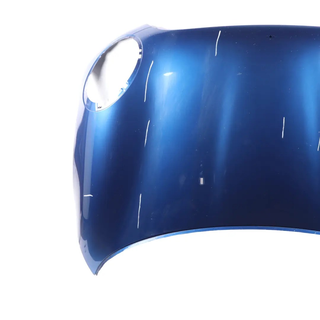 Hood Bonnet Engine Cover Panel Lightning Blue Metallic - A63 to Mini R55 R56 with Part number 2754738 Mini R55 R56 Hood Bonnet Engine Cover Panel Lightning Blue Metallic - A63 - SKU 2754738-LB3 - Part number 2754738