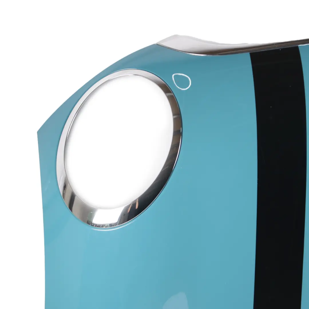 Hood Bonnet Engine Cover Panel R55 R57 Oxygen Blue - A74 to Mini R56 with Part number 2754738 Mini R56 Hood Bonnet Engine Cover Panel R55 R57 Oxygen Blue - A74 - SKU 2754738-OXB - Part number 2754738