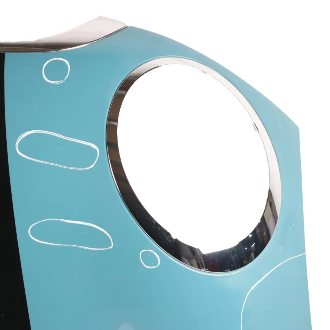 Hood Bonnet Engine Cover Panel R55 R57 Oxygen Blue - A74 to Mini R56 with Part number 2754738 Mini R56 Hood Bonnet Engine Cover Panel R55 R57 Oxygen Blue - A74 - SKU 2754738-OXB - Part number 2754738