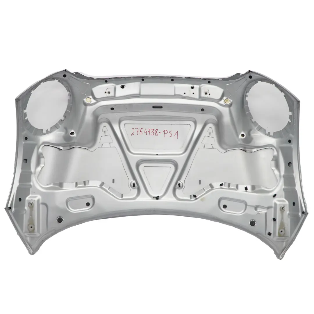 Hood Bonnet Engine Cover Panel Pure Silver Metallic - 900 to Mini R55 R56 with Part number 2754738 Mini R55 R56 Hood Bonnet Engine Cover Panel Pure Silver Metallic - 900 - SKU 2754738-PS1 - Part number 2754738