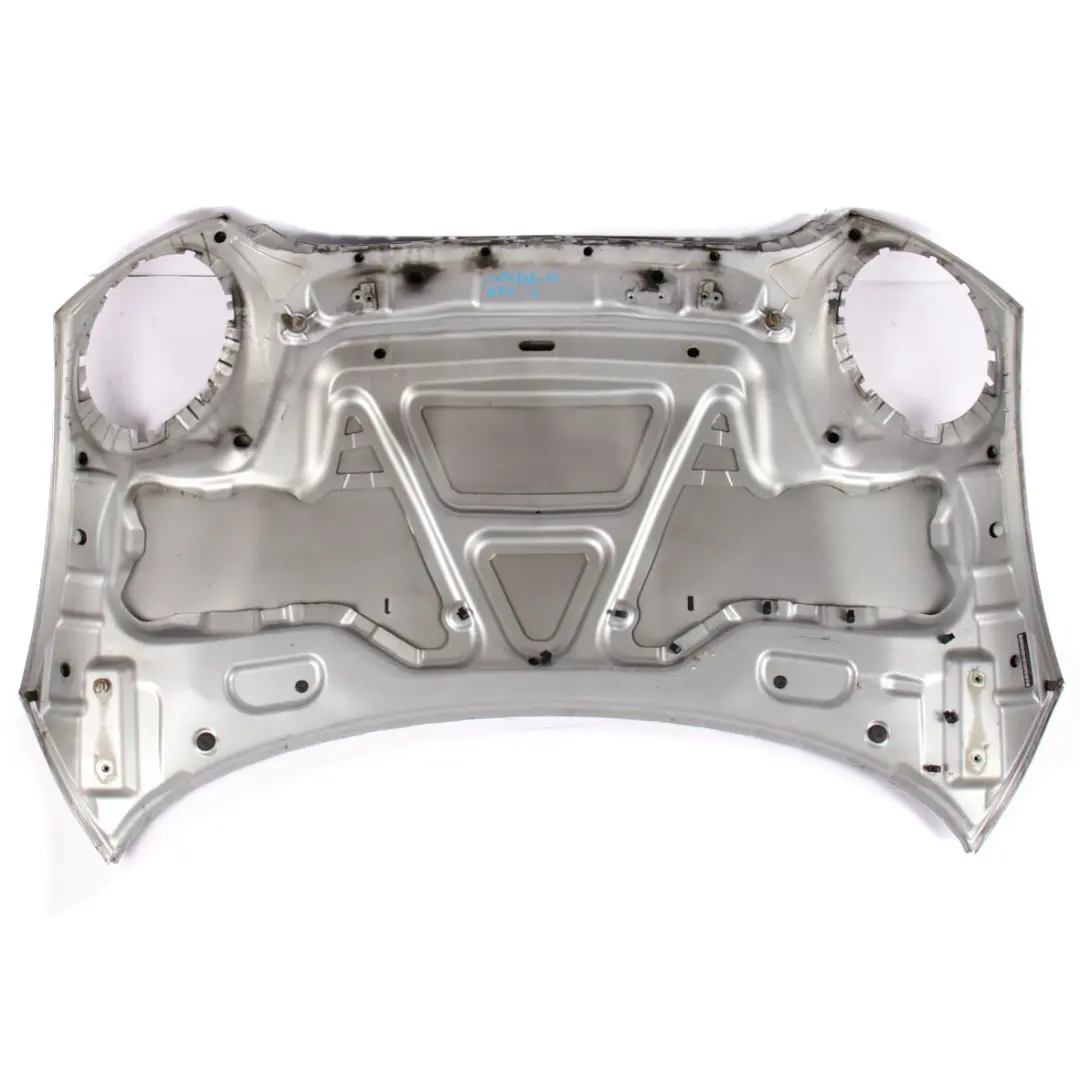 Hood Bonnet Engine Cover Panel Pure Silver Metallic - 900 to Mini R55 R56 with Part number 2754738 Mini R55 R56 Hood Bonnet Engine Cover Panel Pure Silver Metallic - 900 - SKU 2754738-PS - Part number 2754738