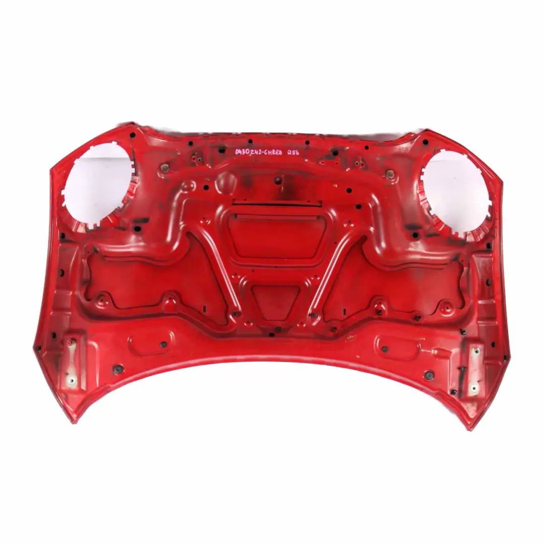 Hood Bonnet Cooper S Engine Cover Panel Chili Red - 851 to Mini R55 R56 with Part number 2754738 Mini R55 R56 Hood Bonnet Cooper S Engine Cover Panel Chili Red - 851 - SKU 2754741-CHRED - Part number 2754738