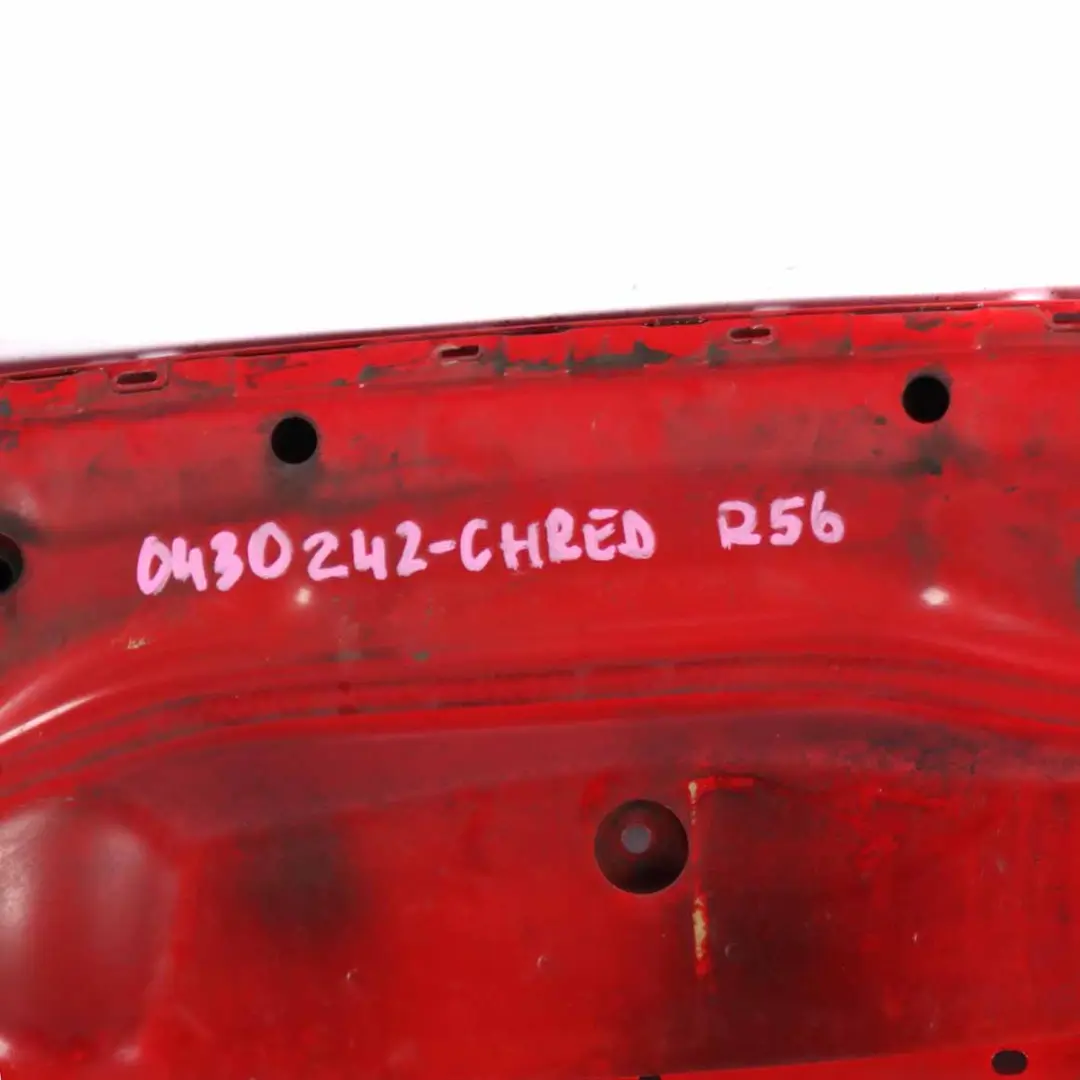 Hood Bonnet Cooper S Engine Cover Panel Chili Red - 851 to Mini R55 R56 with Part number 2754738 Mini R55 R56 Hood Bonnet Cooper S Engine Cover Panel Chili Red - 851 - SKU 2754741-CHRED - Part number 2754738