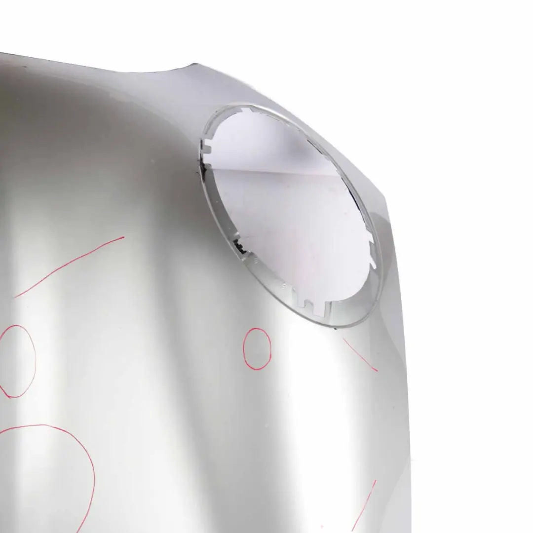 Hood Bonnet Cooper S Engine Cover Panel Pure Silver Metallic 900 to Mini R55 R56 with Part number 2754741 Mini R55 R56 Hood Bonnet Cooper S Engine Cover Panel Pure Silver Metallic 900 - SKU 2754741-PS - Part number 2754741