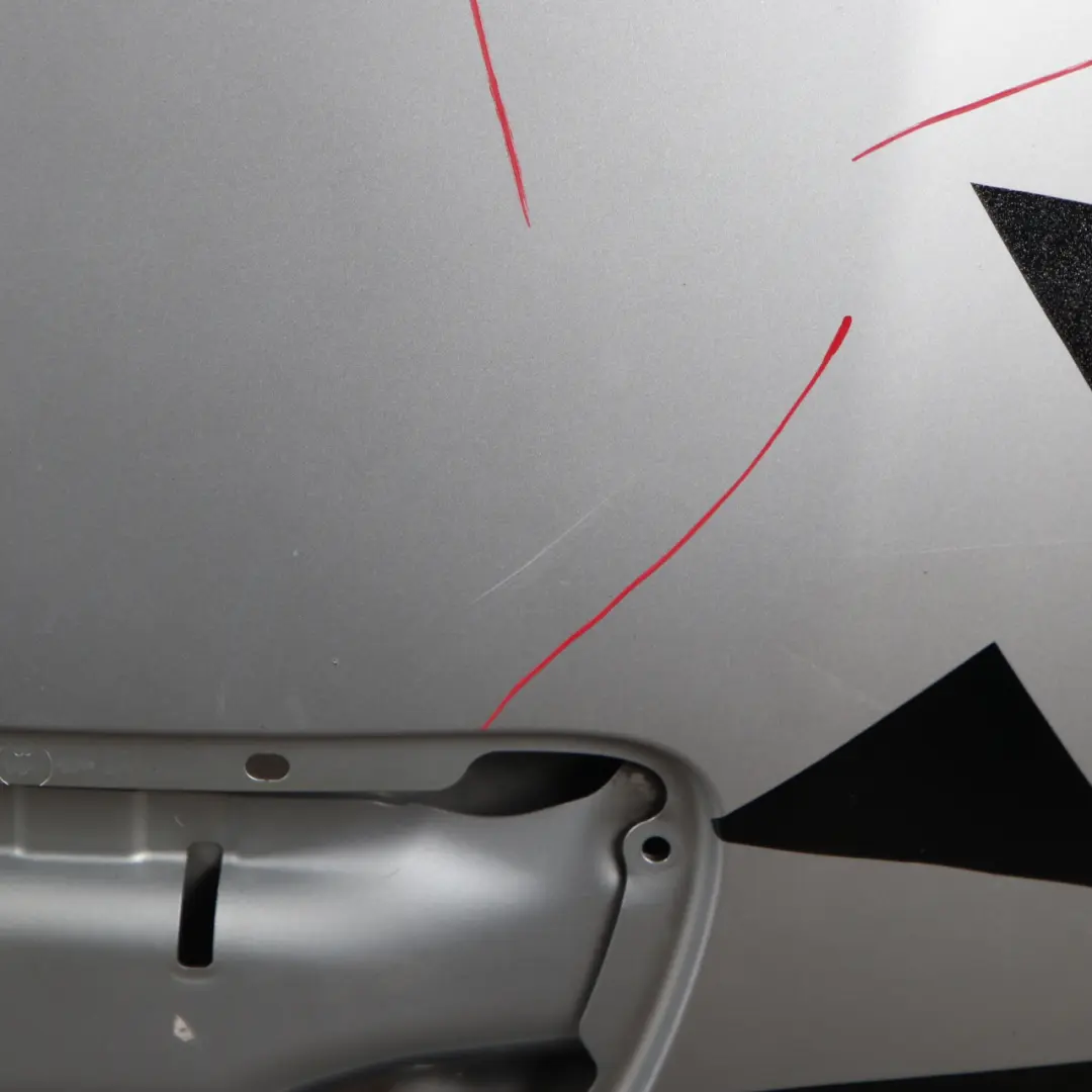 Hood Bonnet Cooper S Engine Cover Panel Pure Silver Metallic 900 to Mini R55 R56 with Part number 2754741 Mini R55 R56 Hood Bonnet Cooper S Engine Cover Panel Pure Silver Metallic 900 - SKU 2754741-PS - Part number 2754741