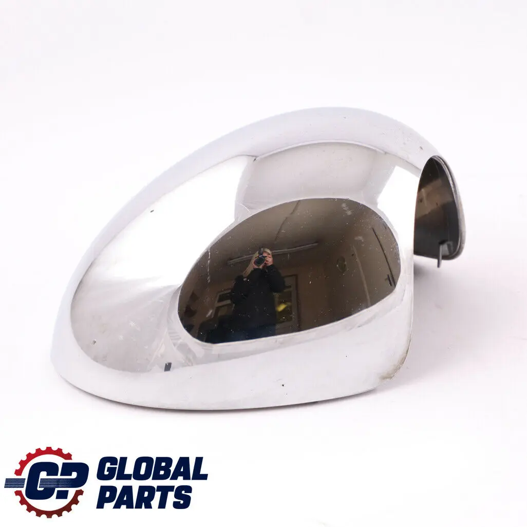 BMW Mini Cooper 1 R55 R56 R57 R60 Cover Cap Casing Left Wing Mirror N/S Chrome - SKU 2754913-CHR1 - Part number 2754913