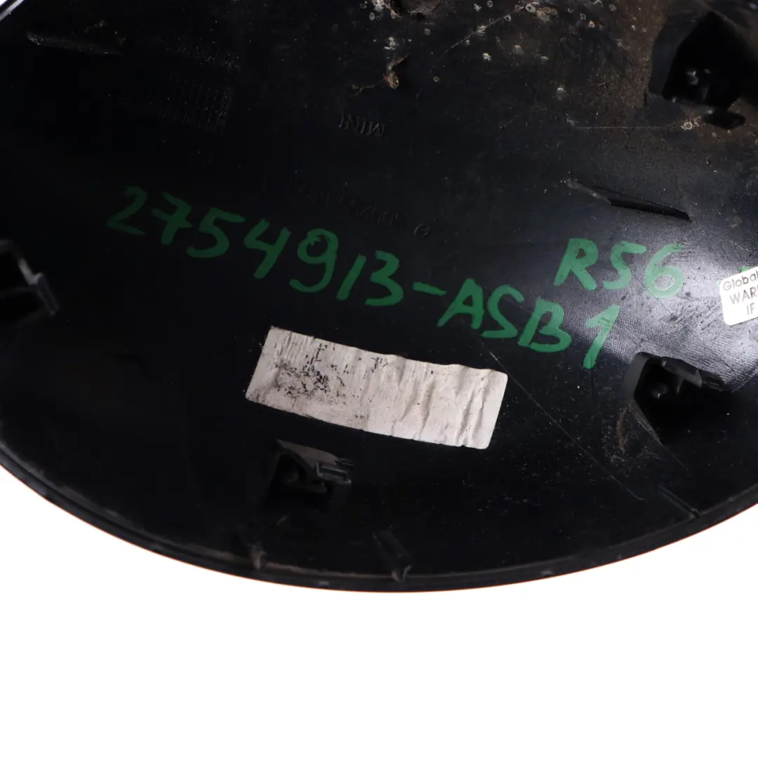 Cap Left N/S Wing Mirror Casing Astro Black - A25 to Mini Cooper R55 R56 R60 Cover with Part number 2754913 Mini Cooper R55 R56 R60 Cover Cap Left N/S Wing Mirror Casing Astro Black - A25 - SKU 2754913-ASB1 - Part number 2754913
