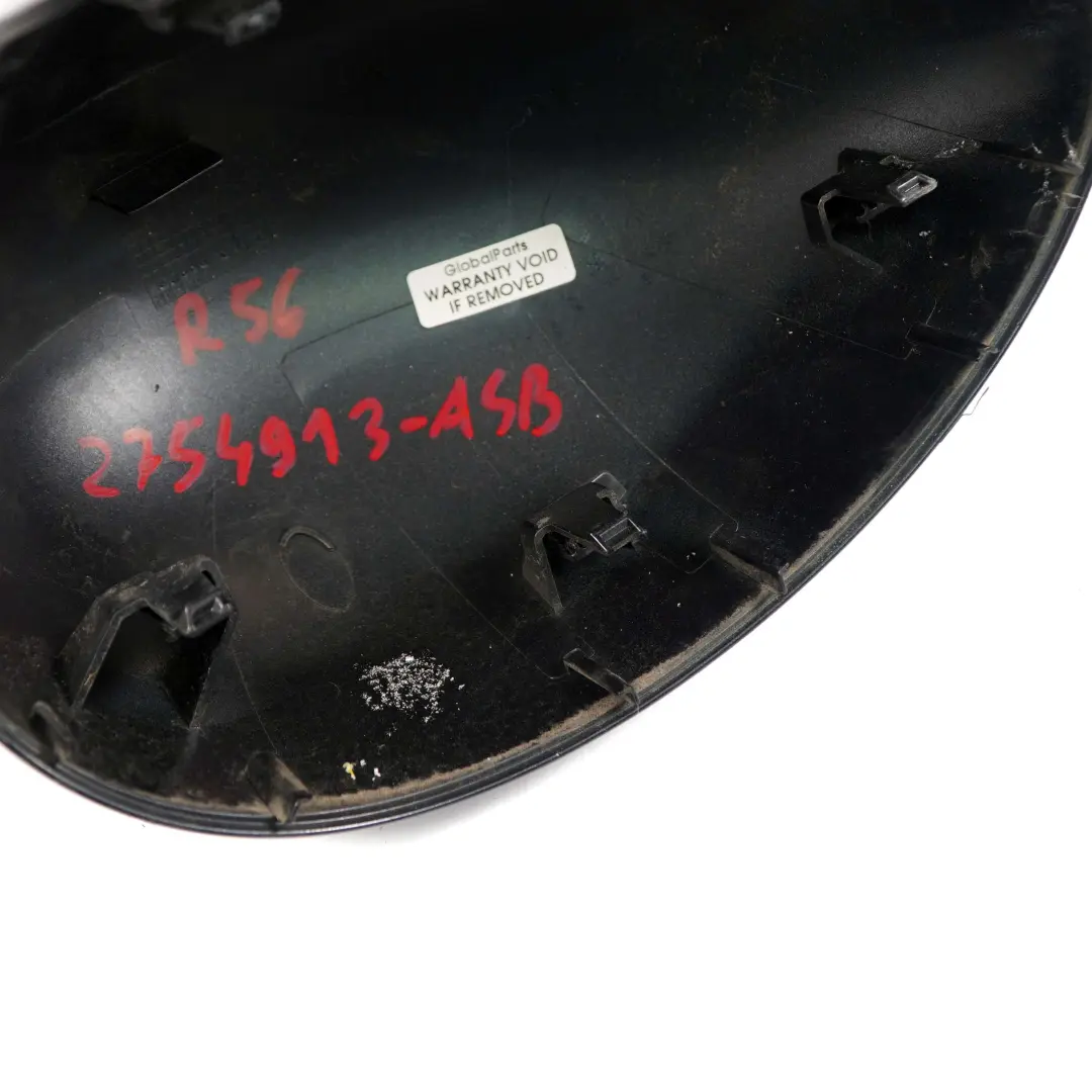 Mini Cooper R55 R56 R60 Cover Cap Casing Left N/S Mirror Wing Astro Black - SKU 2754913-ASB - Part number 2754913