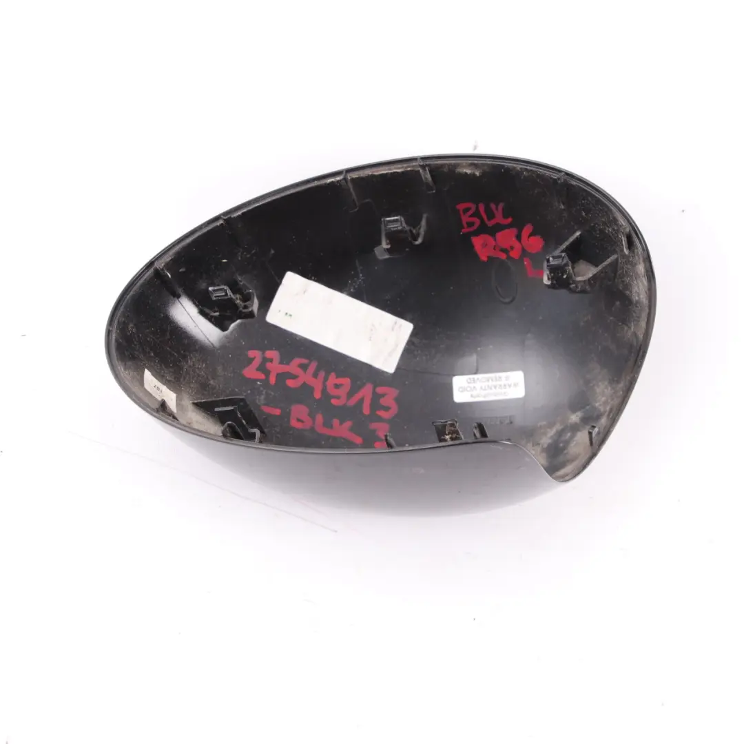  Tapa Espejo Retrovisor Mini R55 R56 R57 R60 3 Carcasa Izquierda Negro - SKU 2754913-BLK3 - Número de pieza 2754913