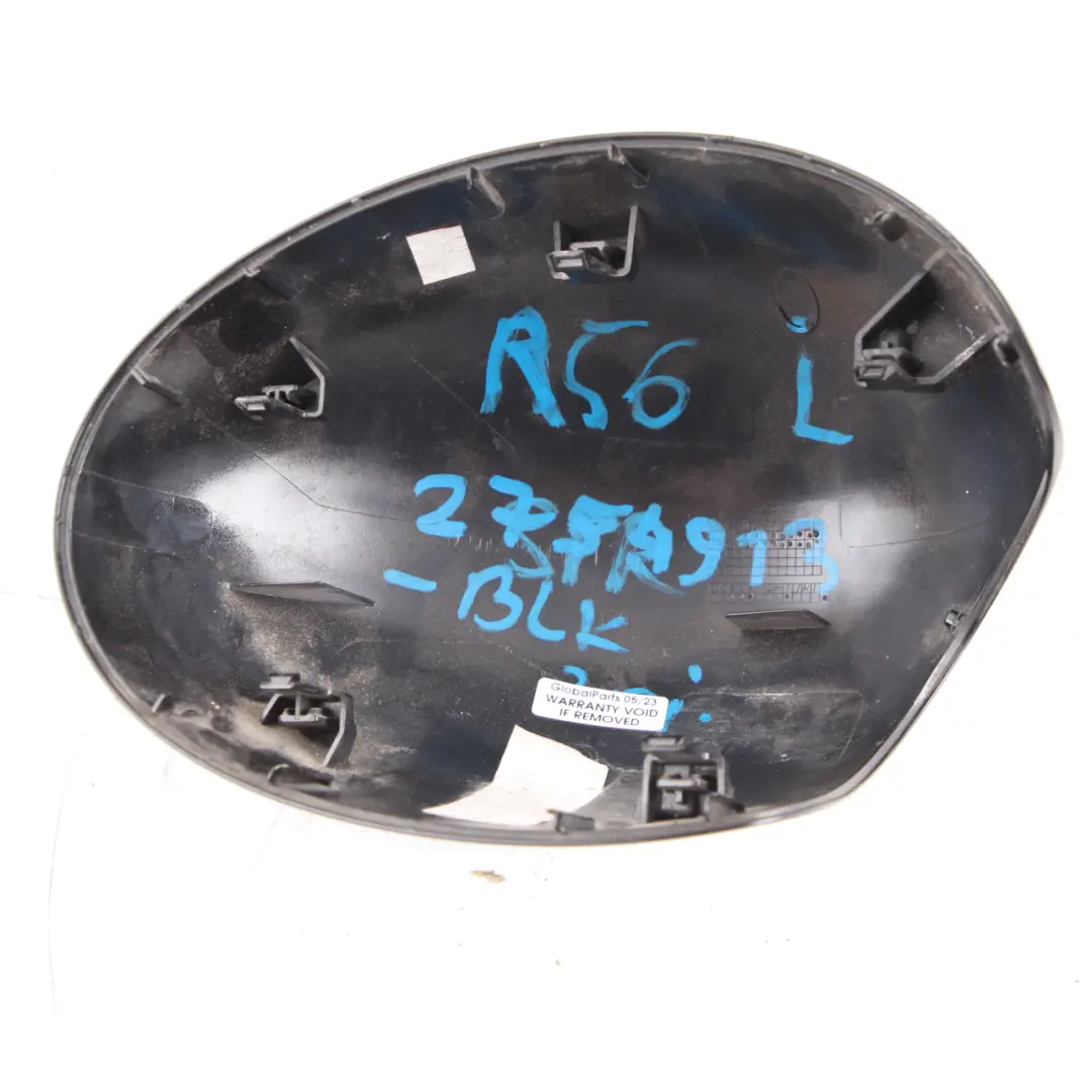 Wing Mirror Cover Mini R55 R56 R57 R60 4 Cap Casing Left N/S Black to with Part number 2754913 Wing Mirror Cover Mini R55 R56 R57 R60 4 Cap Casing Left N/S Black - SKU 2754913-BLK4 - Part number 2754913
