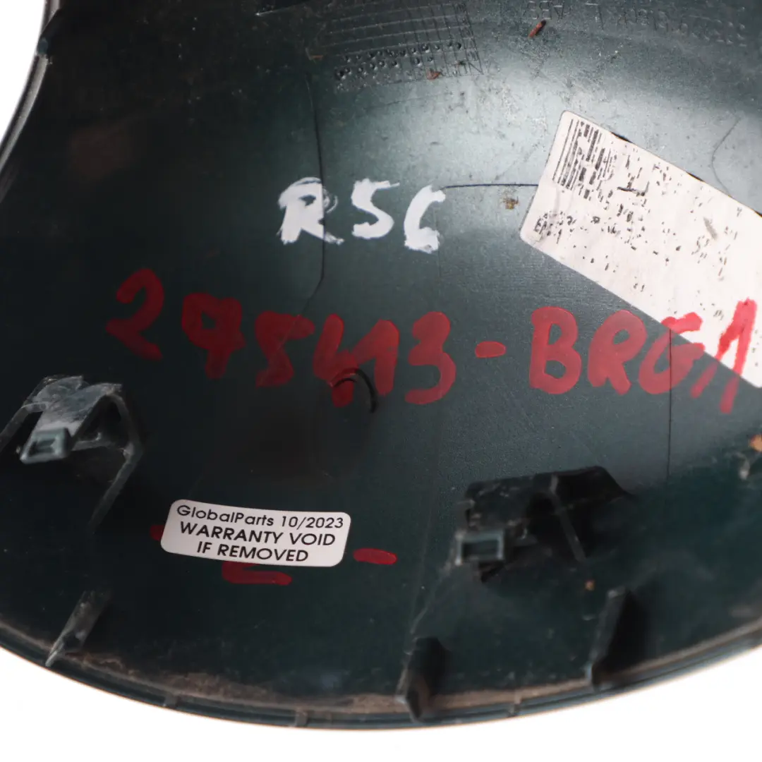Wing Mirror Cover Mini R55 R56 R60 Cap Casing Left N/S British Racing Green A67 to with Part number 2754913 Wing Mirror Cover Mini R55 R56 R60 Cap Casing Left N/S British Racing Green A67 - SKU 2754913-BRG1 - Part number 2754913