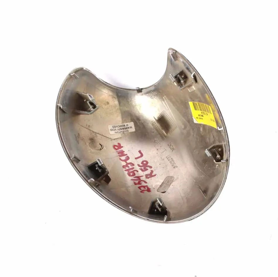 Coperchio rivestimento specchietto sinistro cromato per Mini Cooper One R55 R56 R57 con numero di parte 2754913 Mini Cooper One R55 R56 R57 Coperchio rivestimento specchietto sinistro cromato - SKU 2754913-CHR - Numero di parte 2754913