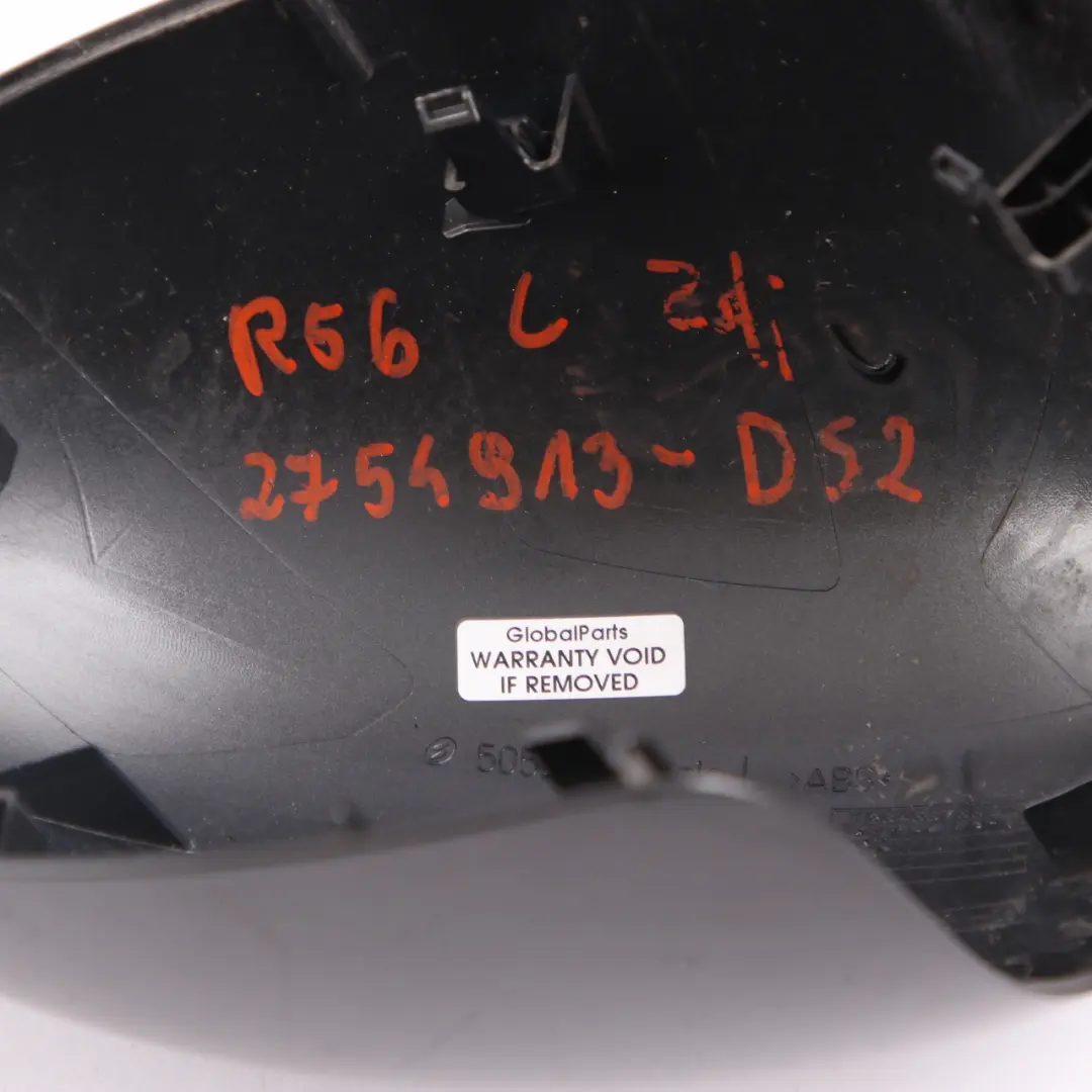 Wing Mirror Mini Cooper One R55 R56 R60 Cap Left N/S Dark Silver 871 to Cover with Part number 2754913 Cover Wing Mirror Mini Cooper One R55 R56 R60 Cap Left N/S Dark Silver 871 - SKU 2754913-DS2 - Part number 2754913