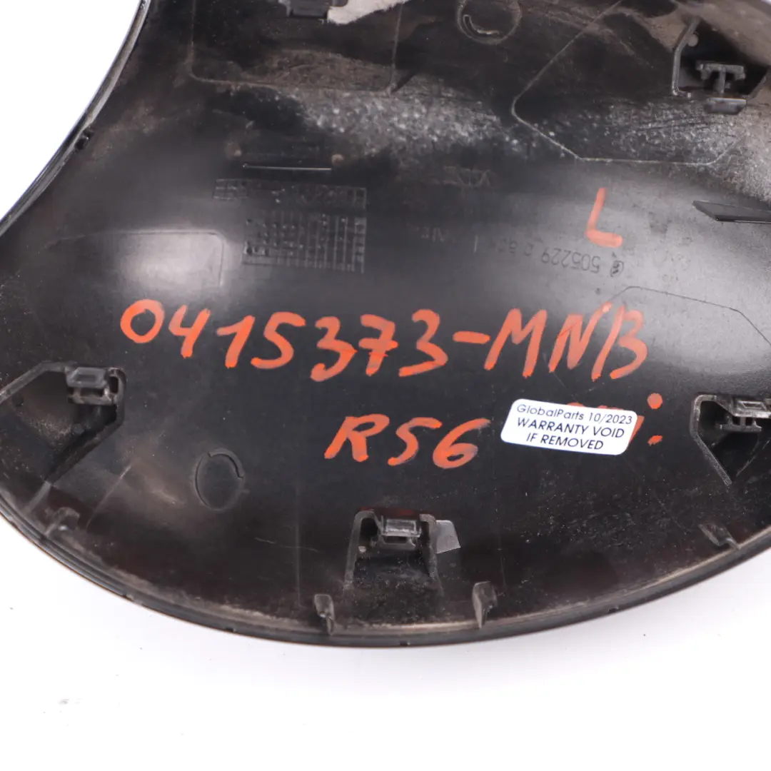 Mirror Cover Mini Cooper R55 R56 Wing Cap Casing Left N/S Midnight Black to with Part number 2754913 Mirror Cover Mini Cooper R55 R56 Wing Cap Casing Left N/S Midnight Black - SKU 2754913-MNB2 - Part number 2754913