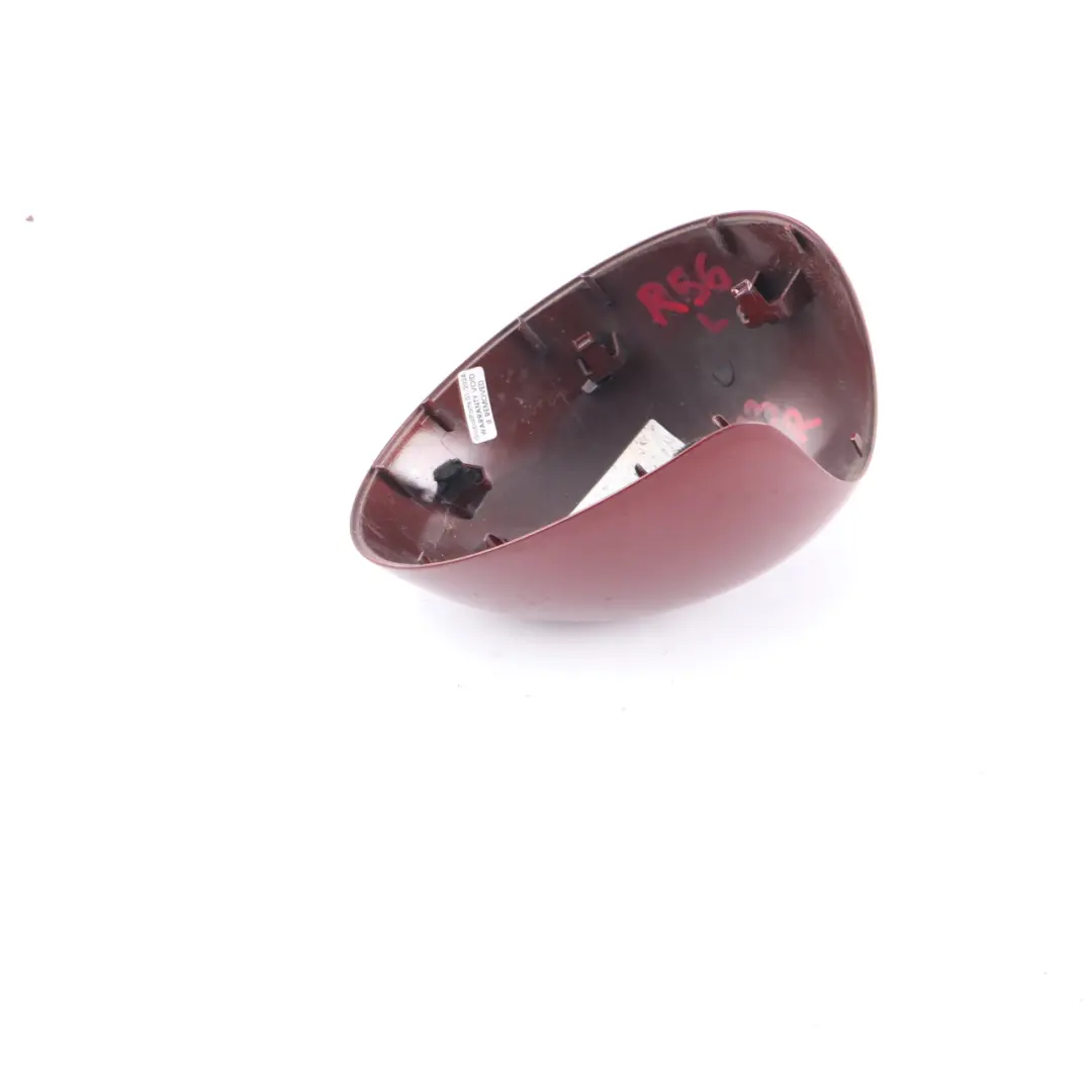 Wing Mirror Cover Mini R55 R56 R60 Cap Casing Left N/S Nightfire Red - 857 to with Part number 2754913 Wing Mirror Cover Mini R55 R56 R60 Cap Casing Left N/S Nightfire Red - 857 - SKU 2754913-NR - Part number 2754913