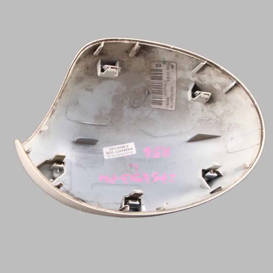 Copri specchietto retrovisore Mini R55 R56 R60 sinistro Pepper White 850 per con numero di parte 2754913 Copri specchietto retrovisore Mini R55 R56 R60 sinistro Pepper White 850 - SKU 2754913-PW - Numero di parte 2754913