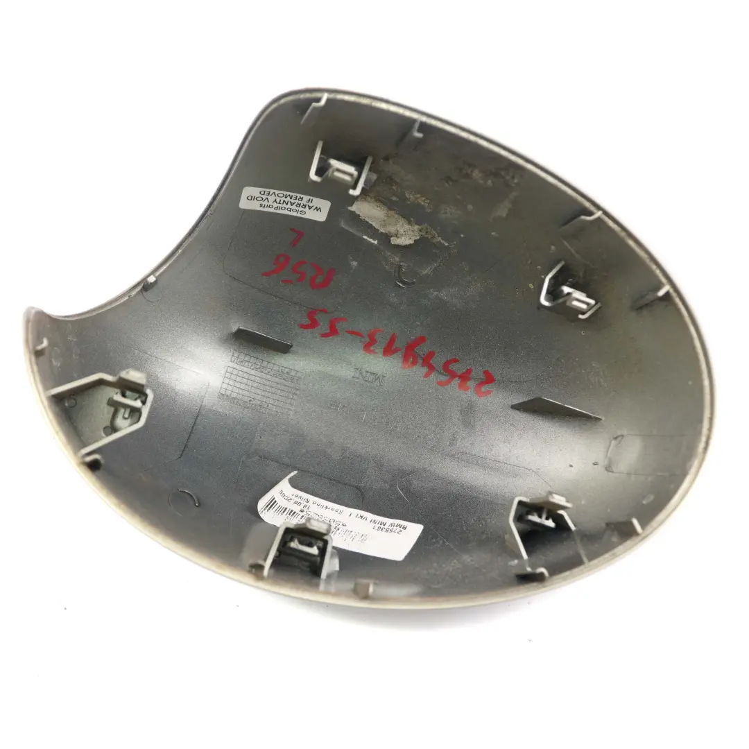 Mini Cooper R55 R56 R60 Cover Cap Casing Left N/S Mirror Wing Sparkling Silver - SKU 2754913-SS - Part number 2754913