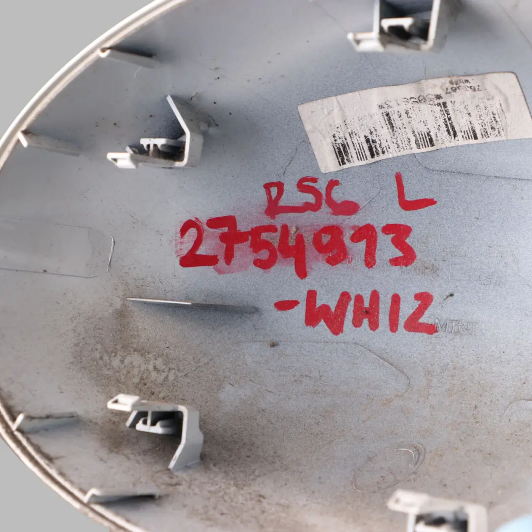 Wing Mirror Cover Mini Cooper R55 R56 R57 R60 Cap Casing Left N/S White to with Part number 2754913 Wing Mirror Cover Mini Cooper R55 R56 R57 R60 Cap Casing Left N/S White - SKU 2754913-WHI2 - Part number 2754913