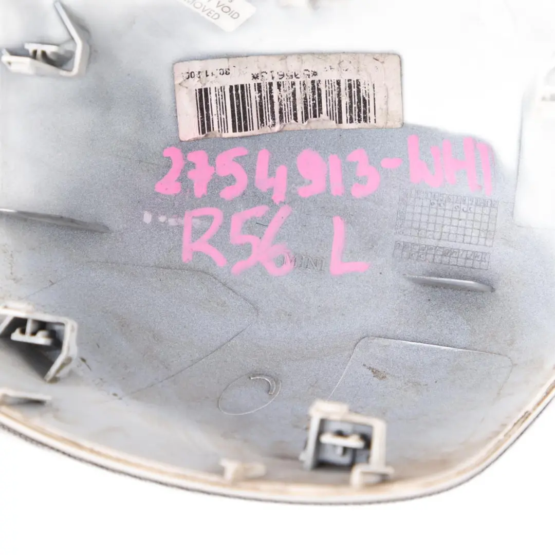 Mini Cooper R55 R56 R60 Revetement Miroir Gauche Blanc 5116 - SKU 2754913-WHI - Numéro de pièce 2754913